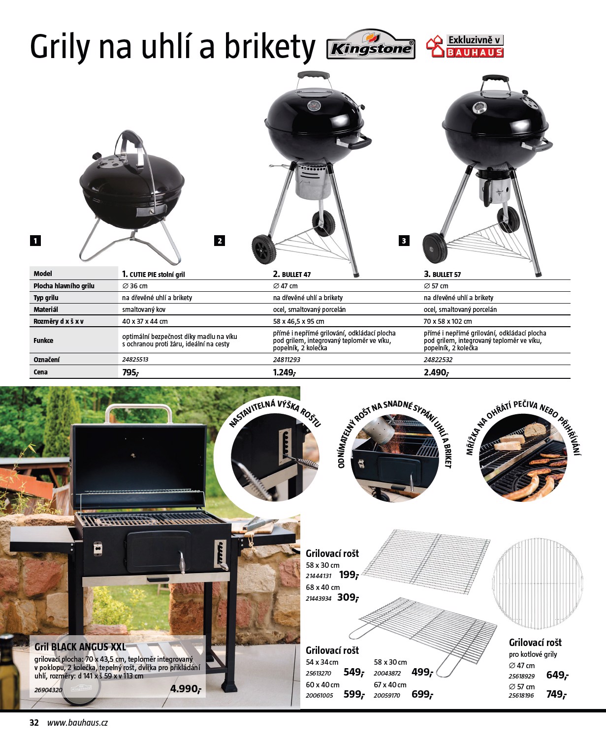 bauhaus - Bauhaus - Grily leták platný od úterý 17.03.2026 do pondělí 31.08.2026 - page: 32