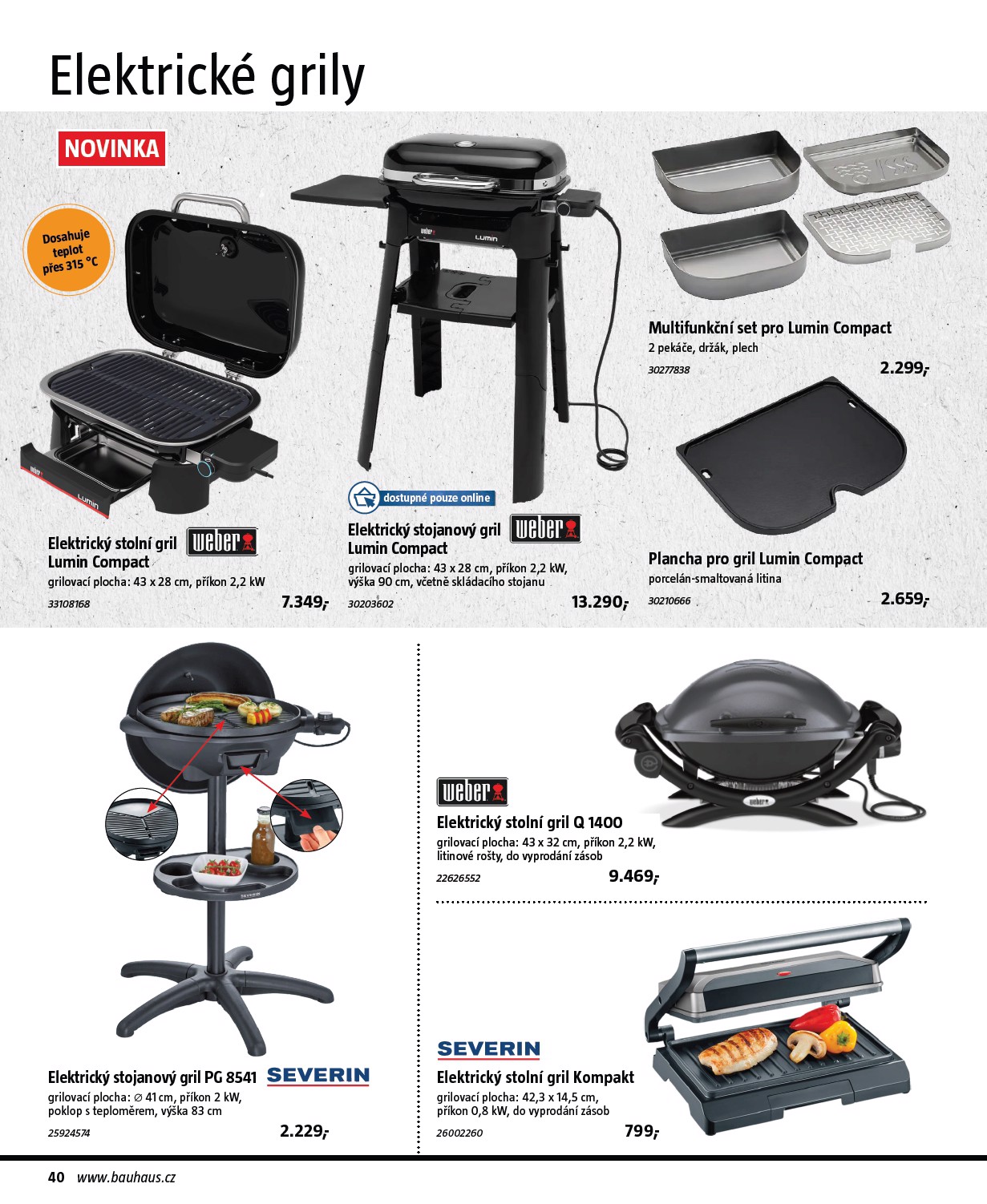 bauhaus - Bauhaus - Grily leták platný od úterý 17.03.2026 do pondělí 31.08.2026 - page: 40