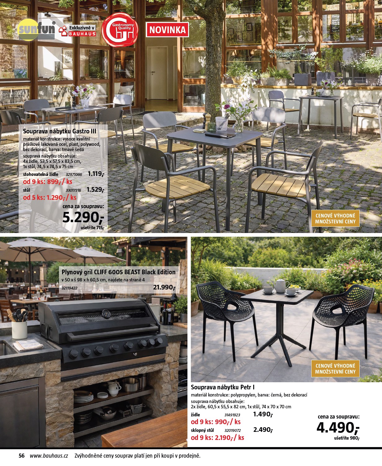 bauhaus - Bauhaus - Grily leták platný od úterý 17.03.2026 do pondělí 31.08.2026 - page: 56