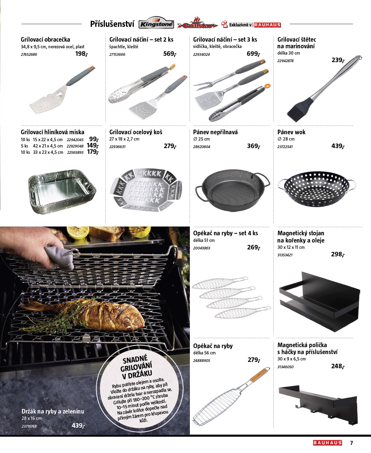 bauhaus - Bauhaus - Grily leták platný od úterý 17.03.2026 do pondělí 31.08.2026 - page: 7