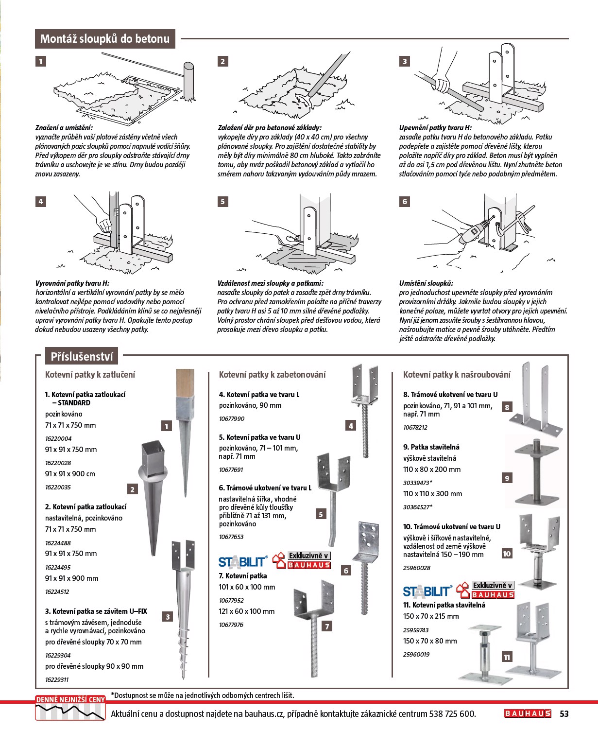 bauhaus - Bauhaus - Katalog Ploty a stínění leták platný od úterý 17.03.2026 do soboty 31.10.2026 - page: 53