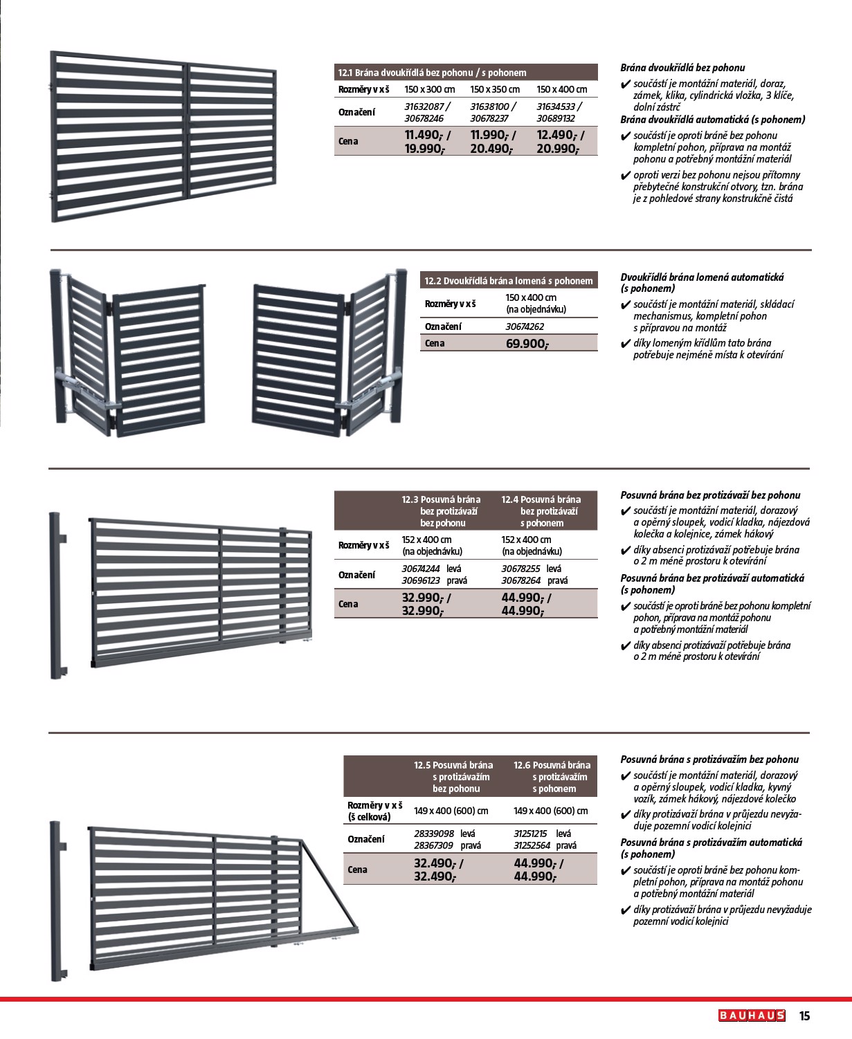 bauhaus - Bauhaus - Katalog Ploty a stínění leták platný od úterý 17.03.2026 do soboty 31.10.2026 - page: 15