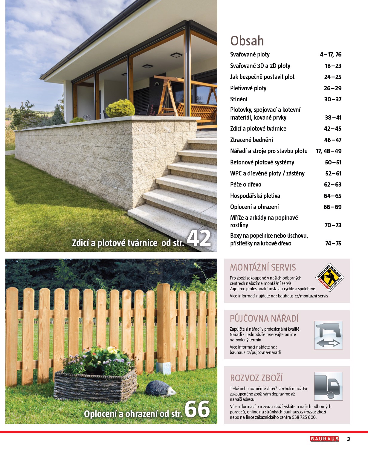 bauhaus - Bauhaus - Katalog Ploty a stínění leták platný od úterý 17.03.2026 do soboty 31.10.2026 - page: 3