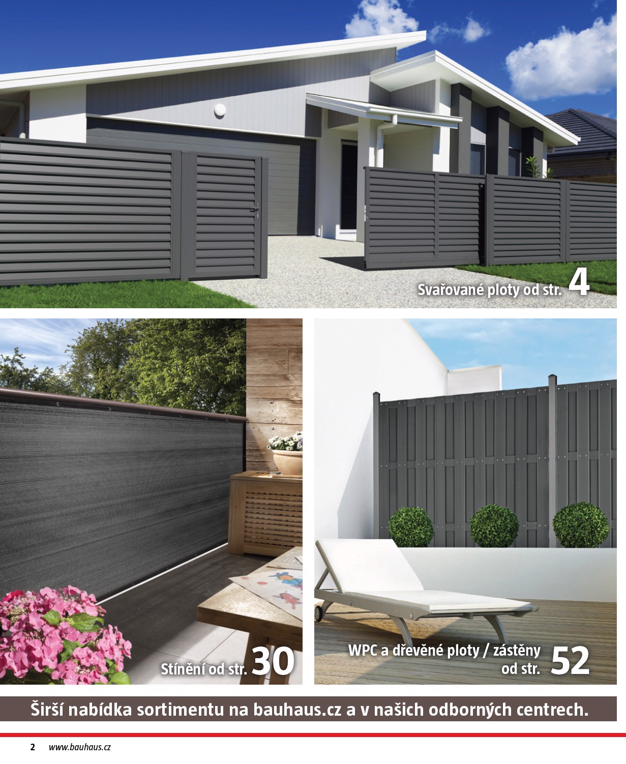 bauhaus - Bauhaus - Katalog Ploty a stínění leták platný od úterý 17.03.2026 do soboty 31.10.2026 - page: 2
