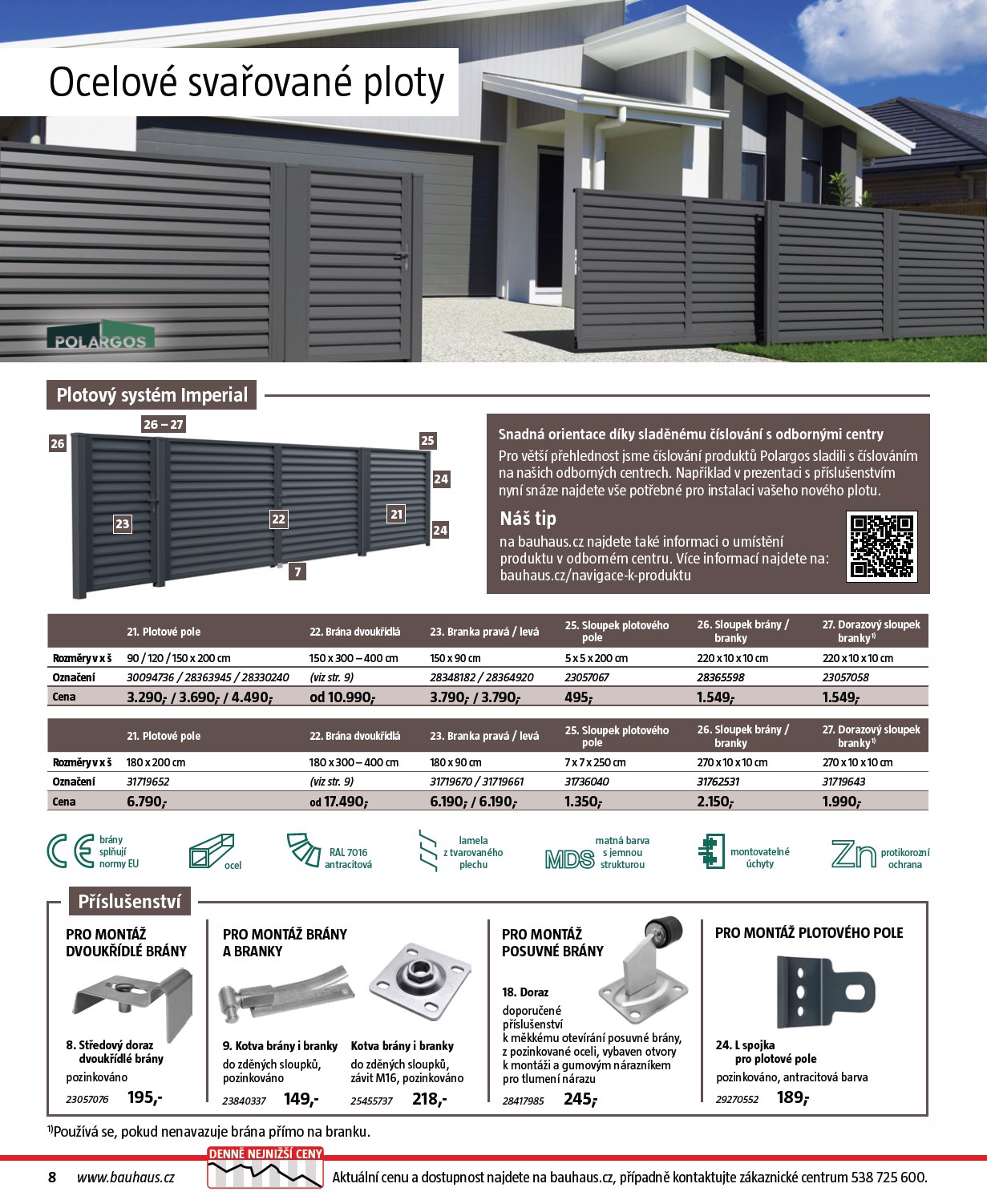 bauhaus - Bauhaus - Katalog Ploty a stínění leták platný od úterý 17.03.2026 do soboty 31.10.2026 - page: 8