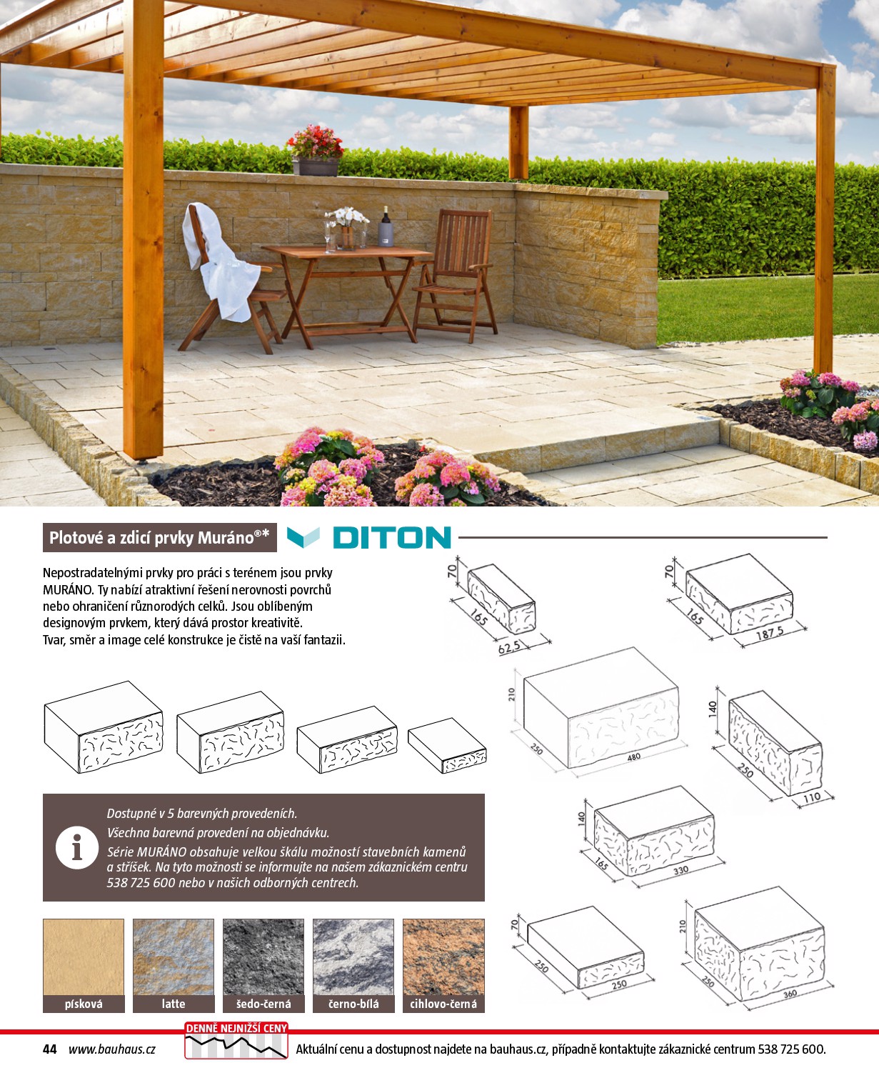 bauhaus - Bauhaus - Katalog Ploty a stínění leták platný od úterý 17.03.2026 do soboty 31.10.2026 - page: 44