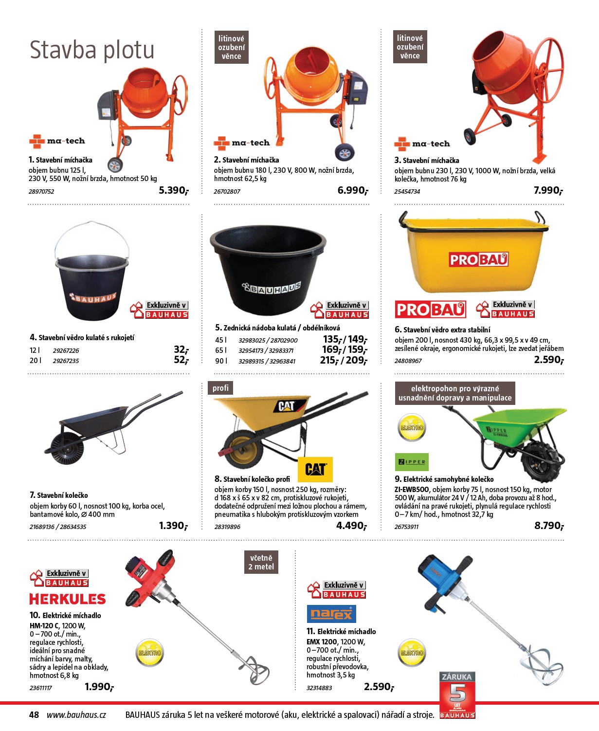 bauhaus - Bauhaus - Katalog Ploty a stínění leták platný od úterý 17.03.2026 do soboty 31.10.2026 - page: 48