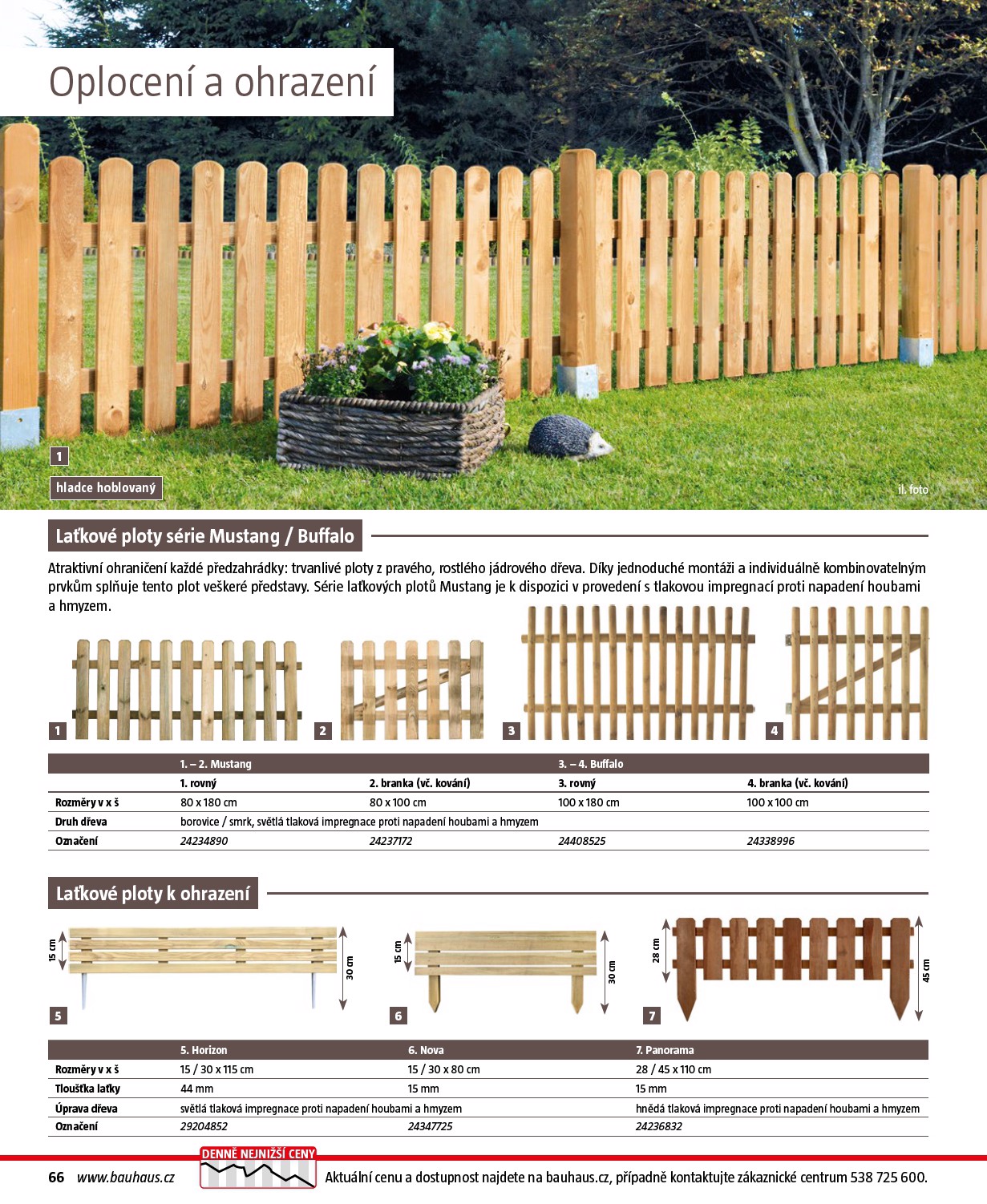 bauhaus - Bauhaus - Katalog Ploty a stínění leták platný od úterý 17.03.2026 do soboty 31.10.2026 - page: 66