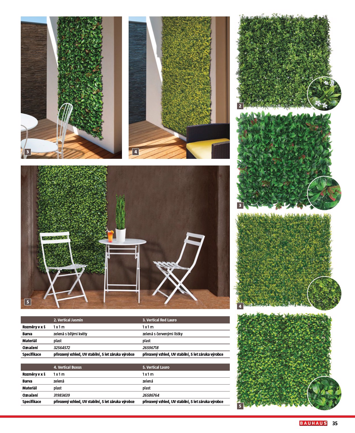 bauhaus - Bauhaus - Katalog Ploty a stínění leták platný od úterý 17.03.2026 do soboty 31.10.2026 - page: 35