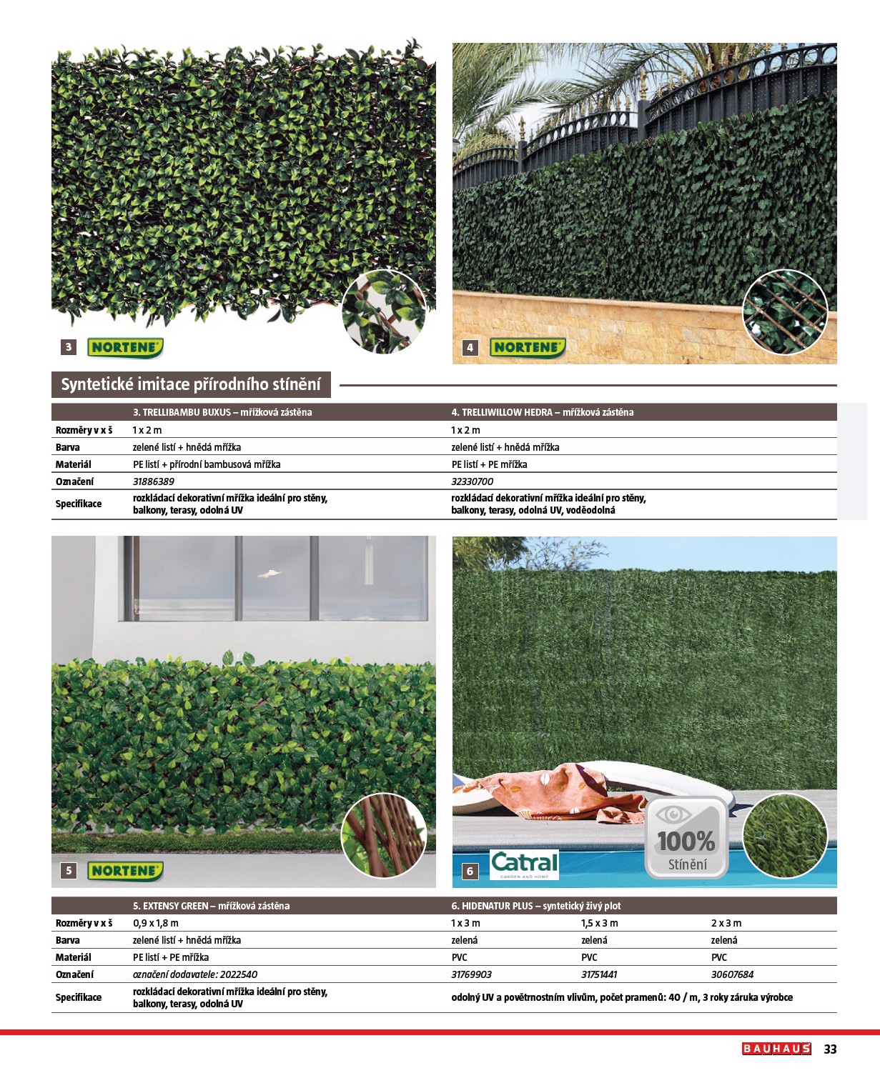 bauhaus - Bauhaus - Katalog Ploty a stínění leták platný od úterý 17.03.2026 do soboty 31.10.2026 - page: 33