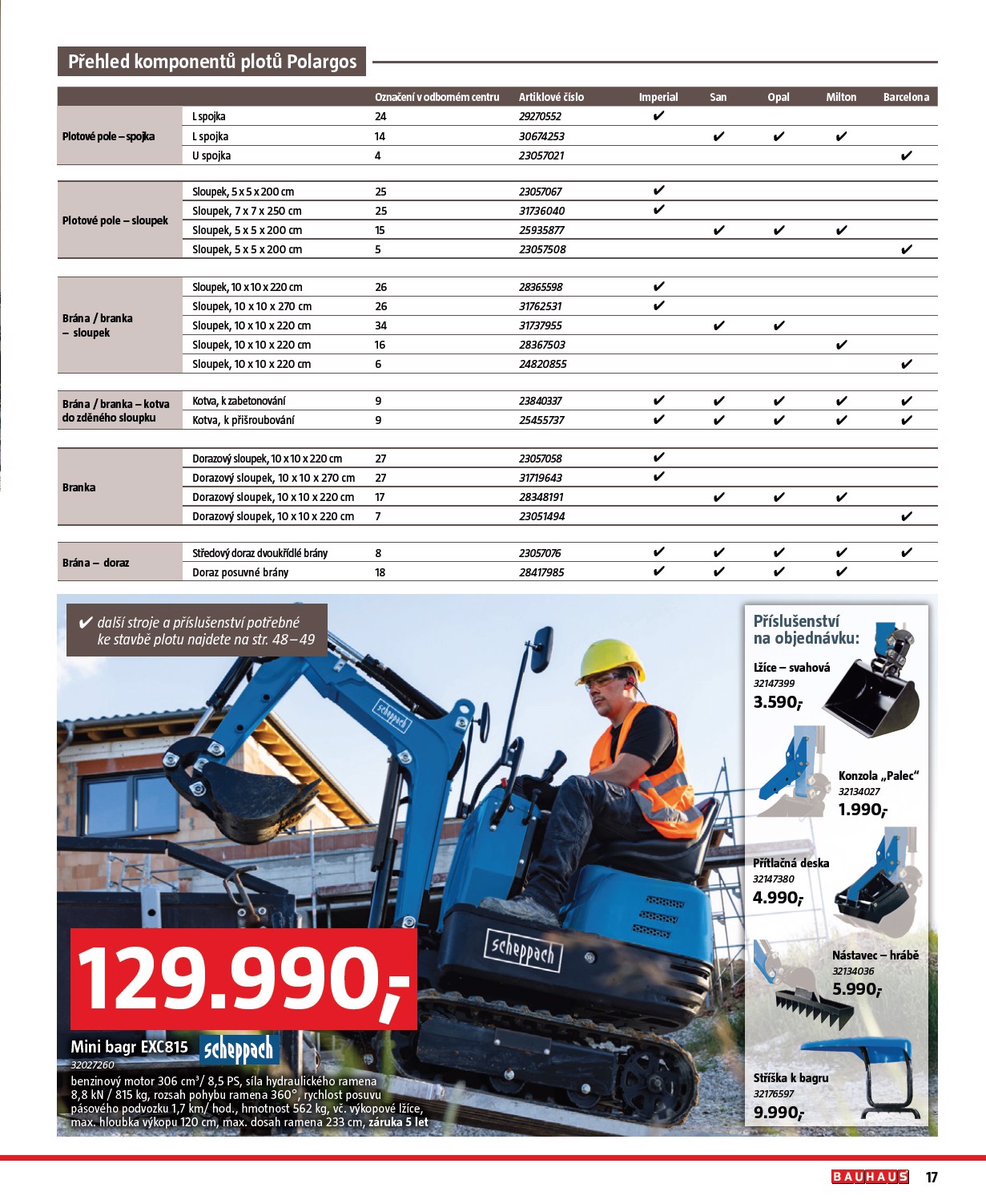 bauhaus - Bauhaus - Katalog Ploty a stínění leták platný od úterý 17.03.2026 do soboty 31.10.2026 - page: 17