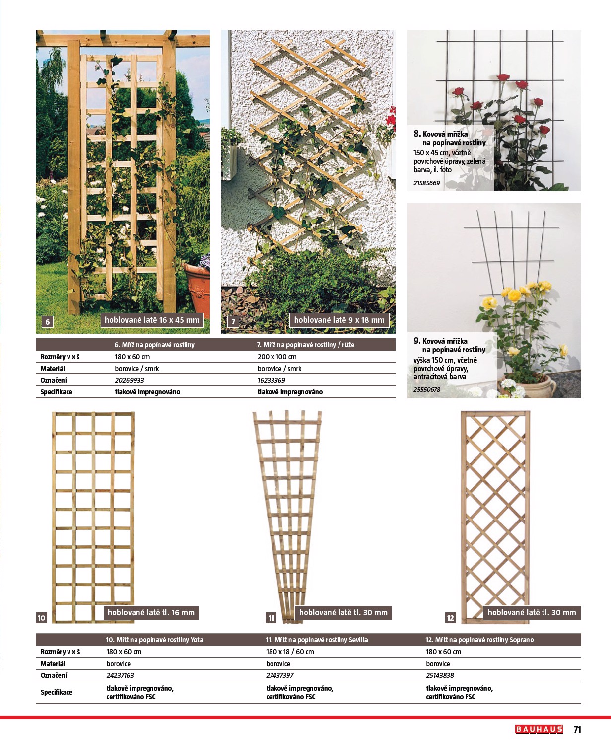 bauhaus - Bauhaus - Katalog Ploty a stínění leták platný od úterý 17.03.2026 do soboty 31.10.2026 - page: 71