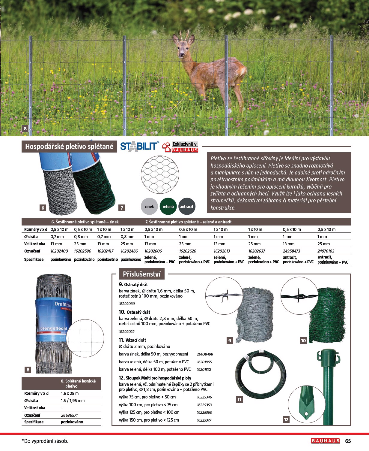 bauhaus - Bauhaus - Katalog Ploty a stínění leták platný od úterý 17.03.2026 do soboty 31.10.2026 - page: 65