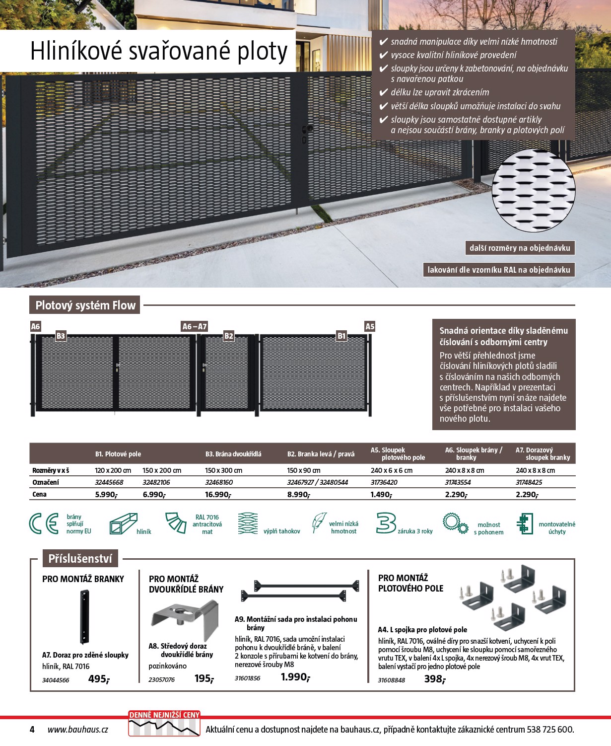 bauhaus - Bauhaus - Katalog Ploty a stínění leták platný od úterý 17.03.2026 do soboty 31.10.2026 - page: 4