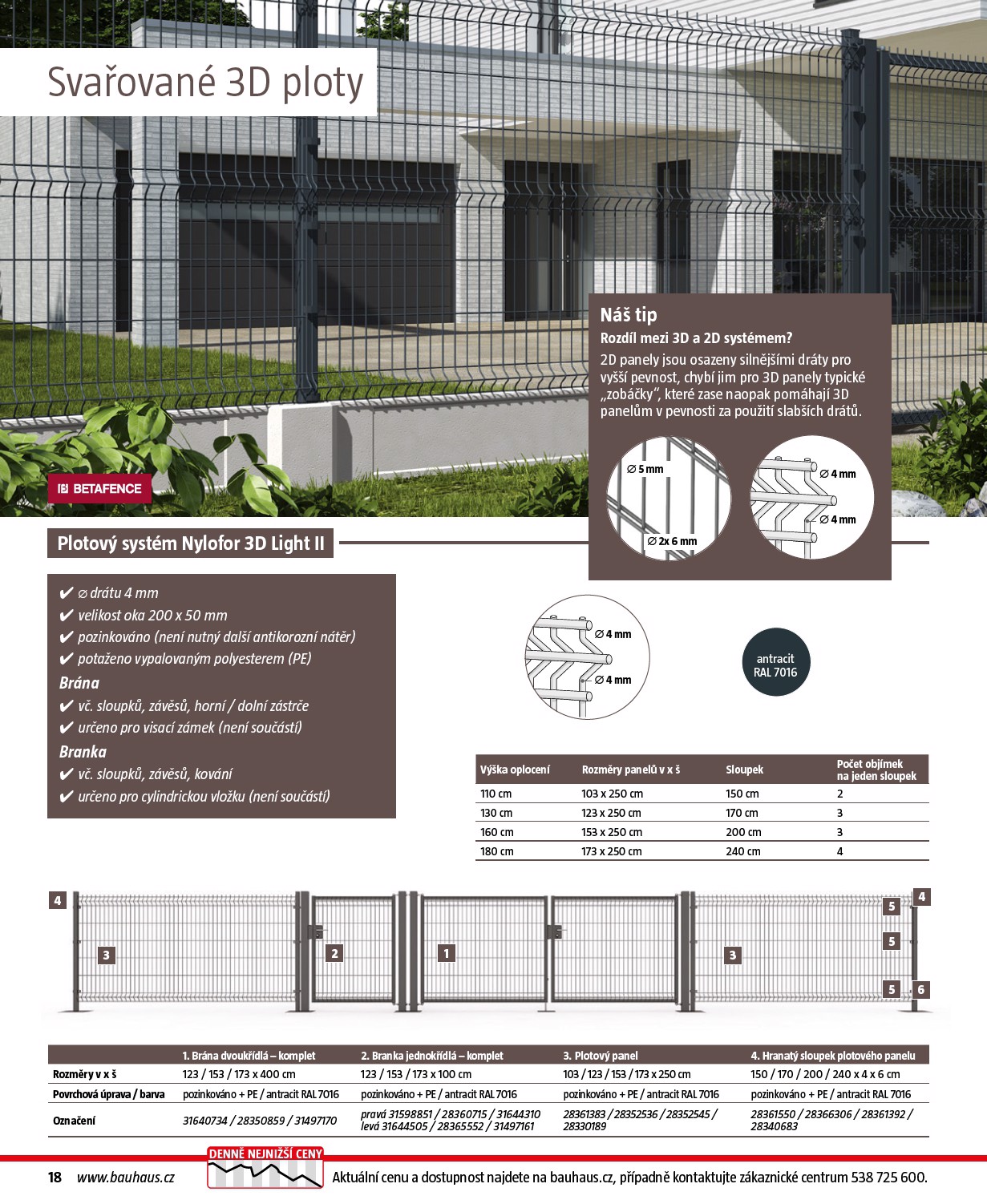 bauhaus - Bauhaus - Katalog Ploty a stínění leták platný od úterý 17.03.2026 do soboty 31.10.2026 - page: 18