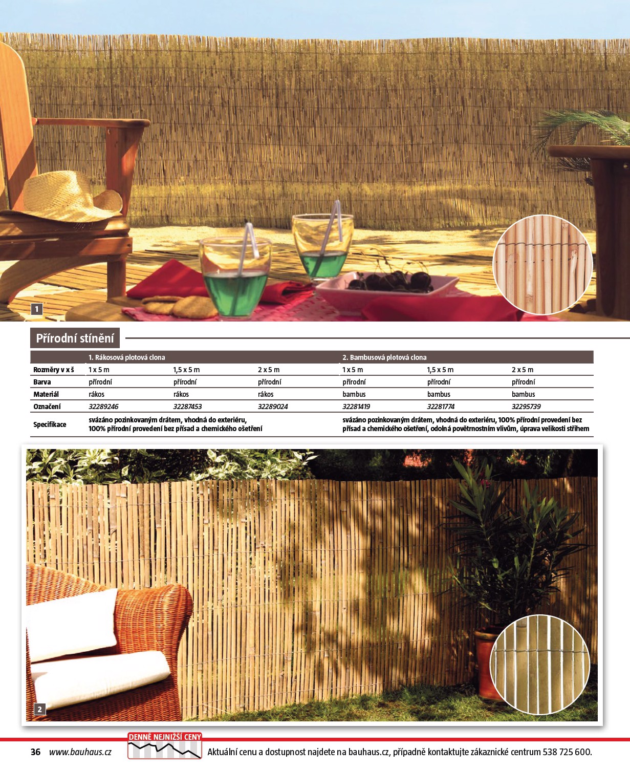 bauhaus - Bauhaus - Katalog Ploty a stínění leták platný od úterý 17.03.2026 do soboty 31.10.2026 - page: 36