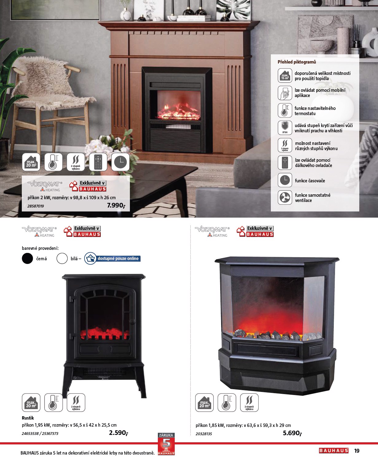 bauhaus - Bauhaus - Kamna a vytápění leták platný od středy 01.04.2026 do středy 30.09.2026 - page: 19