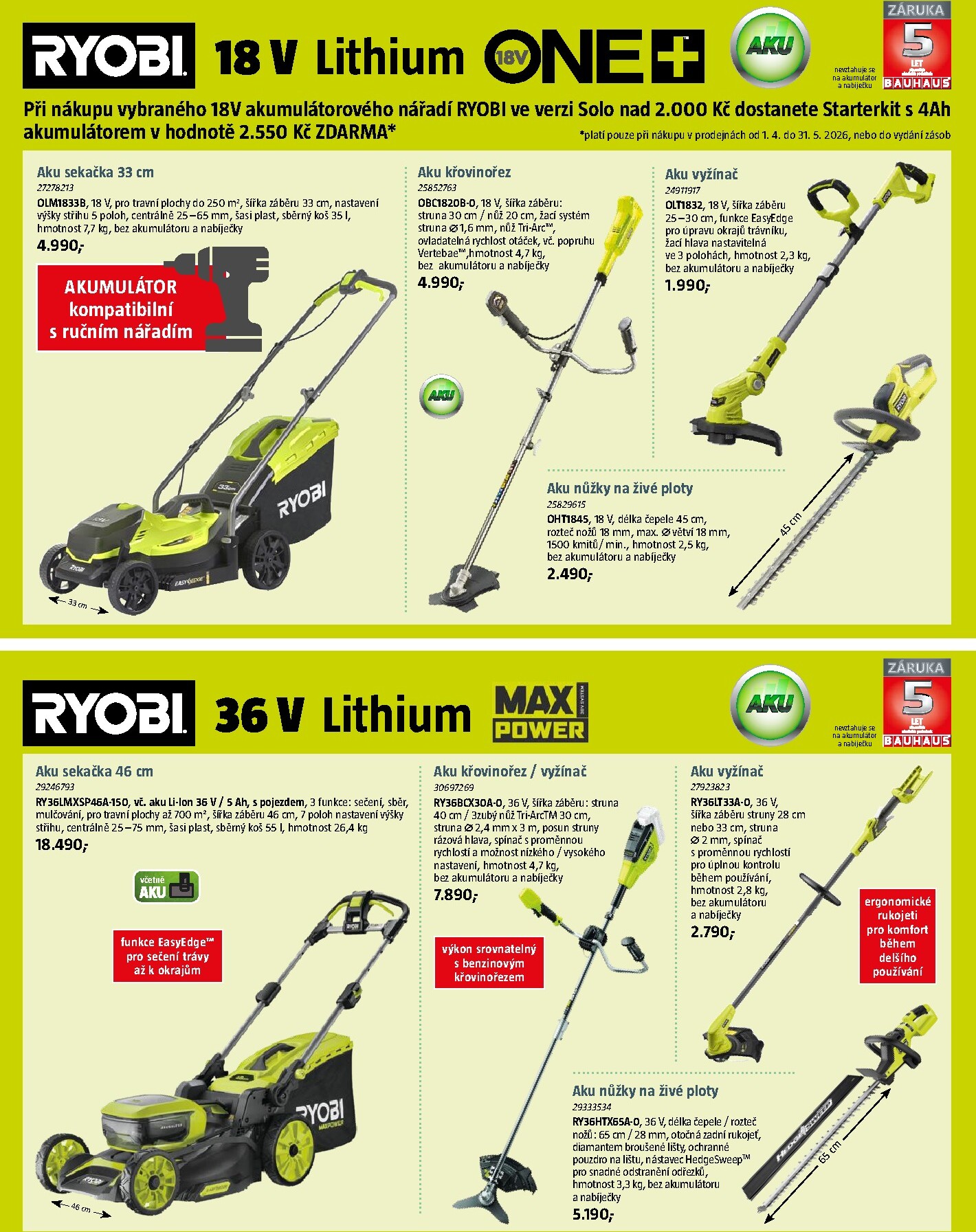 bauhaus - Aktuální Bauhaus - Zahradní centrum leták platný od pátku 17.04.2026 do čtvrtka 14.05.2026 - page: 15