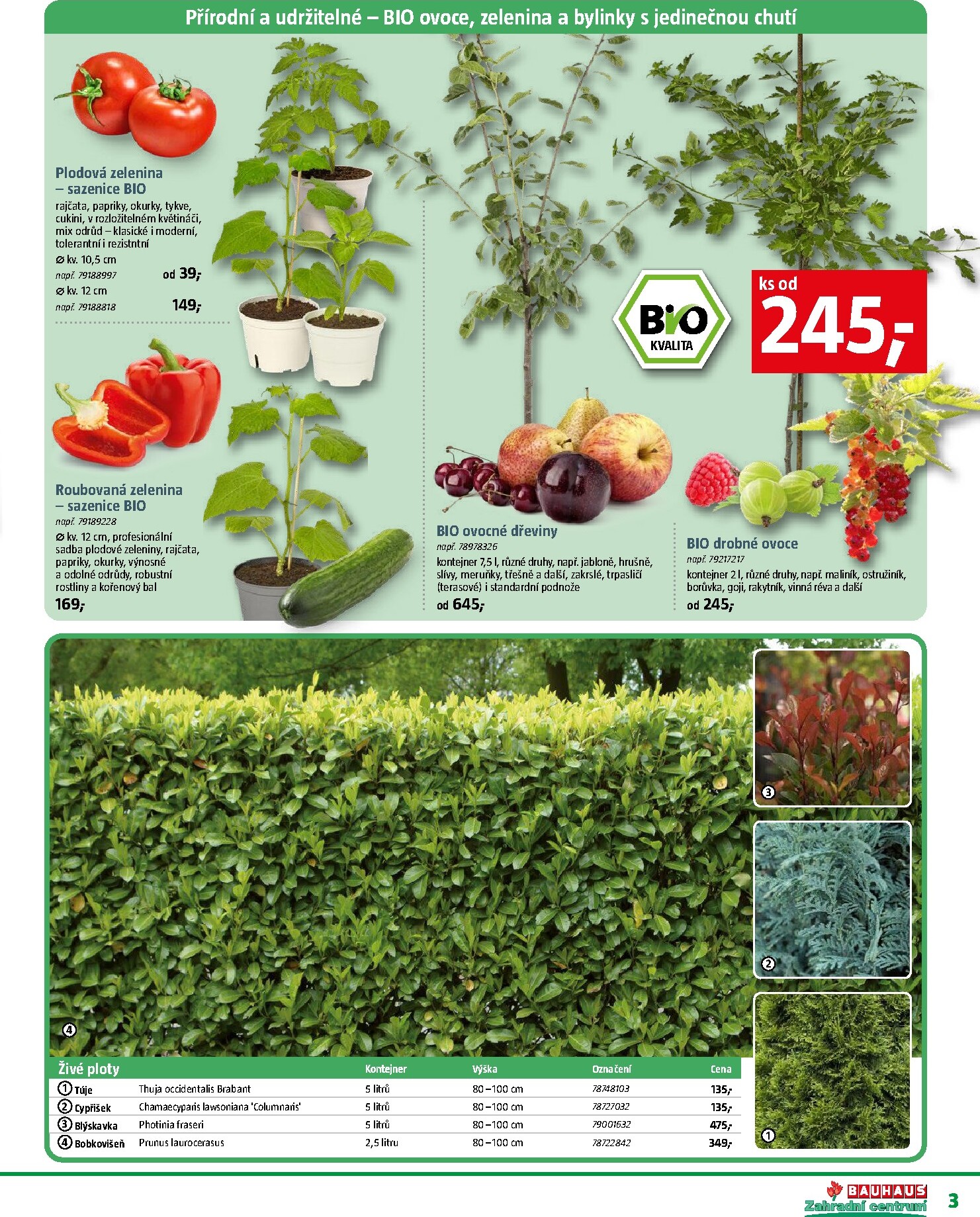 bauhaus - Aktuální Bauhaus - Zahradní centrum leták platný od pátku 17.04.2026 do čtvrtka 14.05.2026 - page: 3