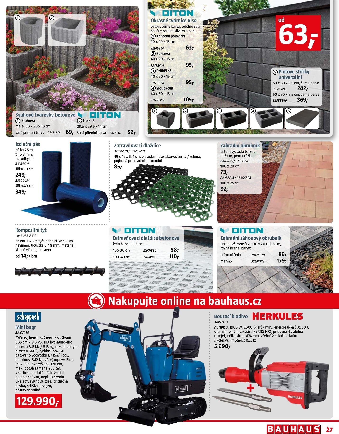 bauhaus - Aktuální Bauhaus leták platný od čtvrtka 30.04.2026 do čtvrtka 28.05.2026 - page: 27