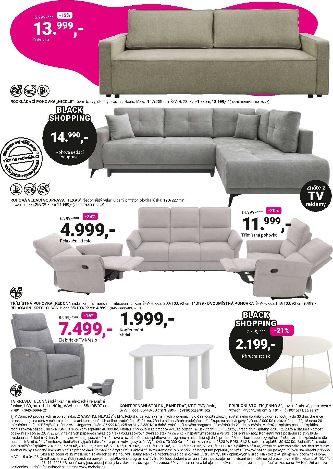 mobelix - Aktuální leták Möbelix - Black Friday od 10.11. do 23.11. - page: 4