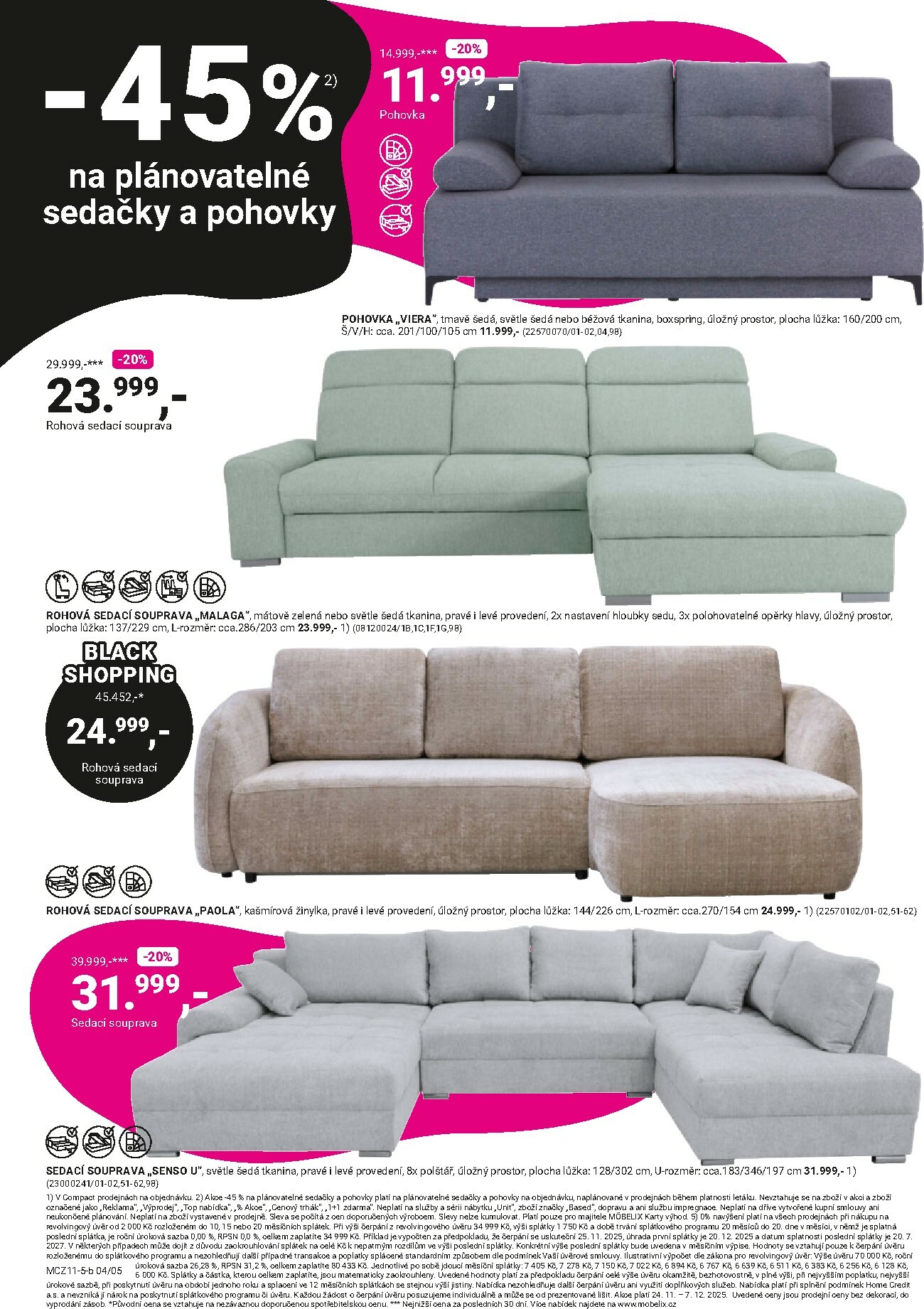 mobelix - Aktuální leták Möbelix - Black Friday od 24.11. do 07.12. - page: 4