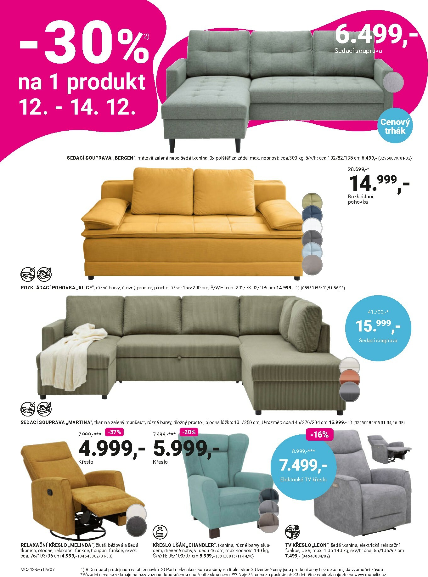 mobelix - Aktuální leták Möbelix - Vánoční slevy od 08.12. do 28.12. - page: 6