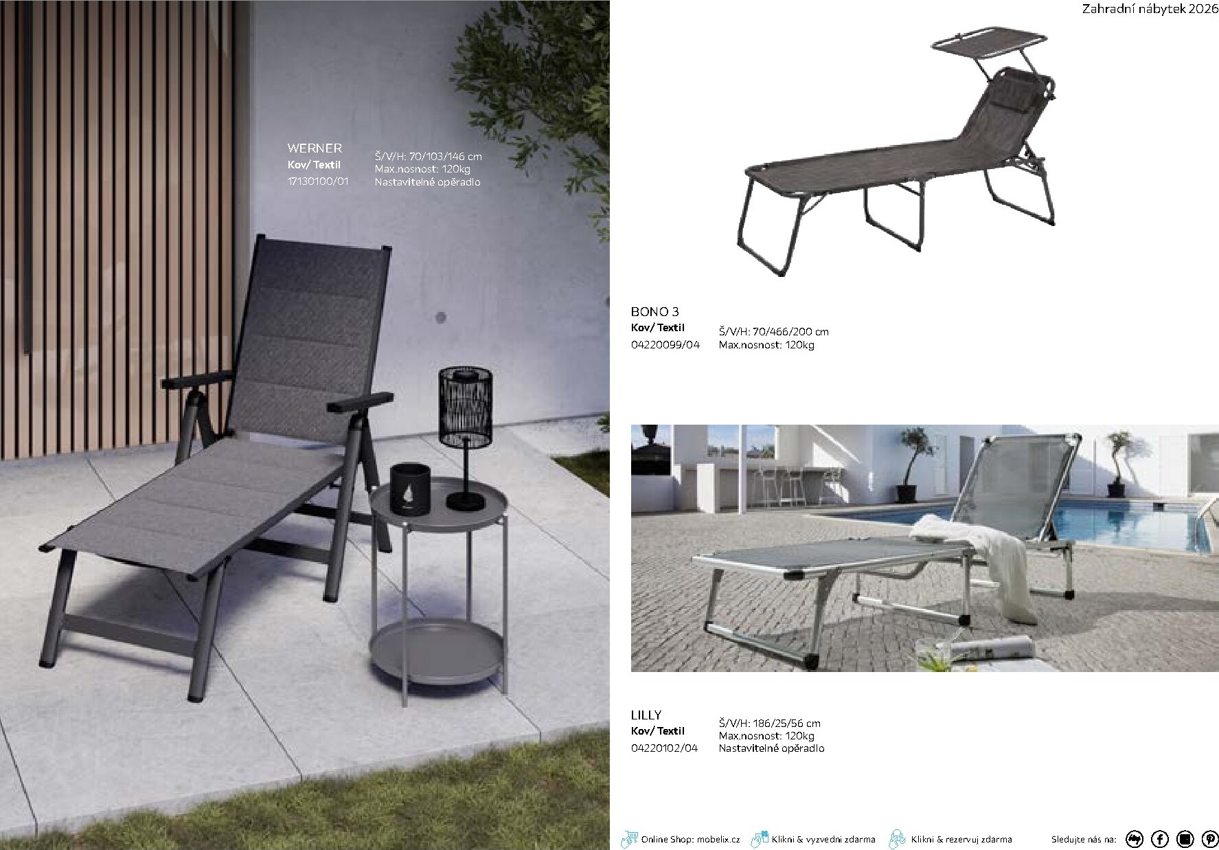 mobelix - Möbelix - Zahradní nábytek leták platný od čtvrtka 01.01.2026 do čtvrtka 31.12.2026 - page: 45