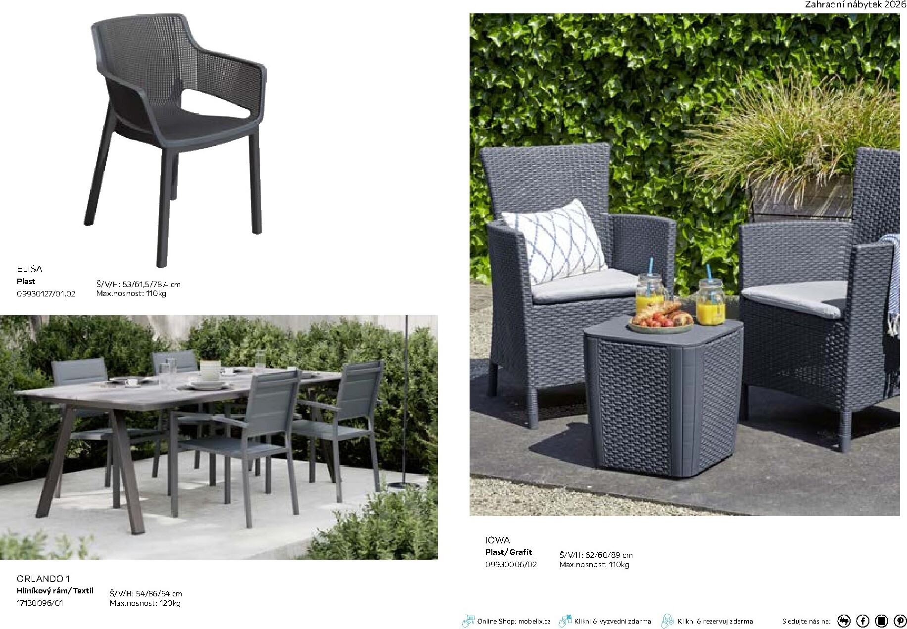 mobelix - Möbelix - Zahradní nábytek leták platný od čtvrtka 01.01.2026 do čtvrtka 31.12.2026 - page: 39