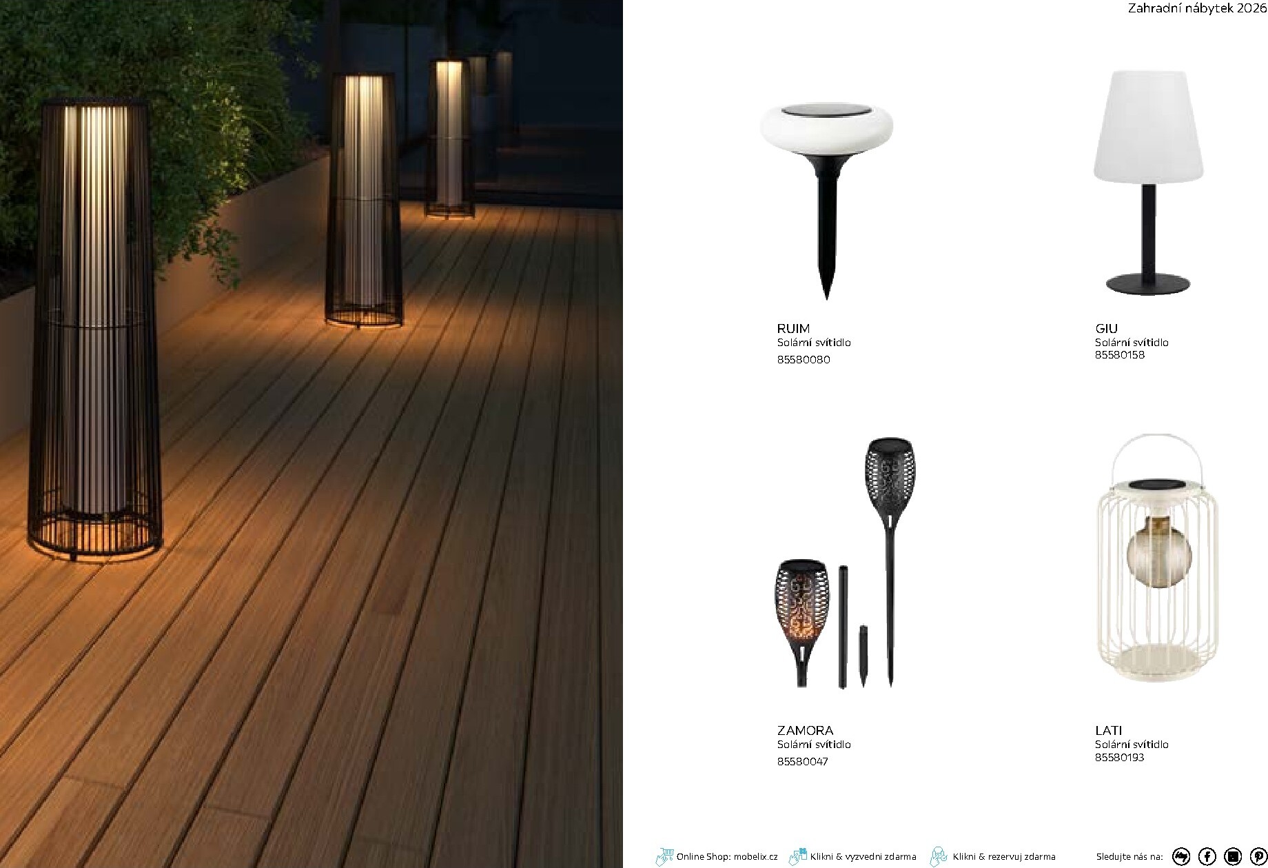 mobelix - Möbelix - Zahradní nábytek leták platný od čtvrtka 01.01.2026 do čtvrtka 31.12.2026 - page: 85
