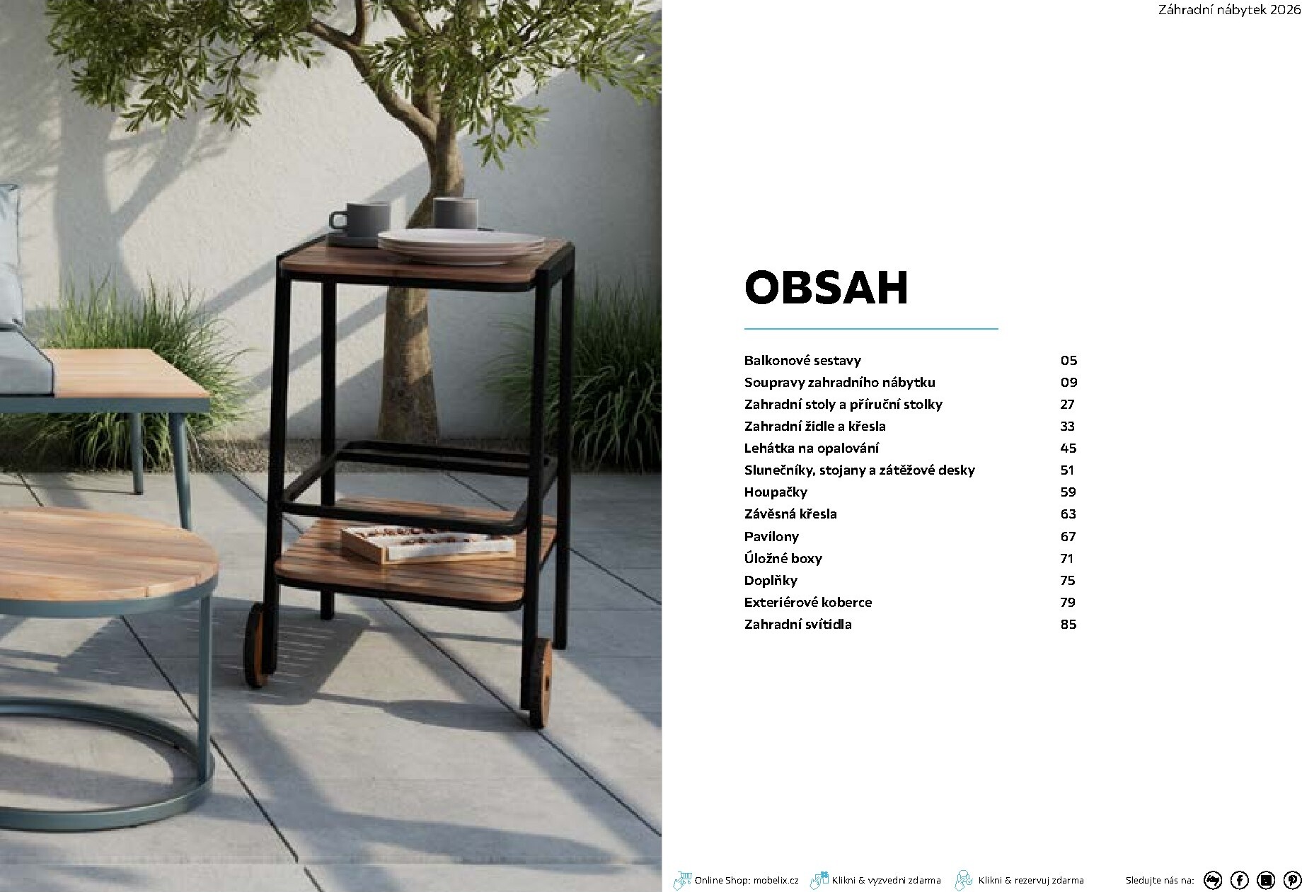 mobelix - Möbelix - Zahradní nábytek leták platný od čtvrtka 01.01.2026 do čtvrtka 31.12.2026 - page: 3