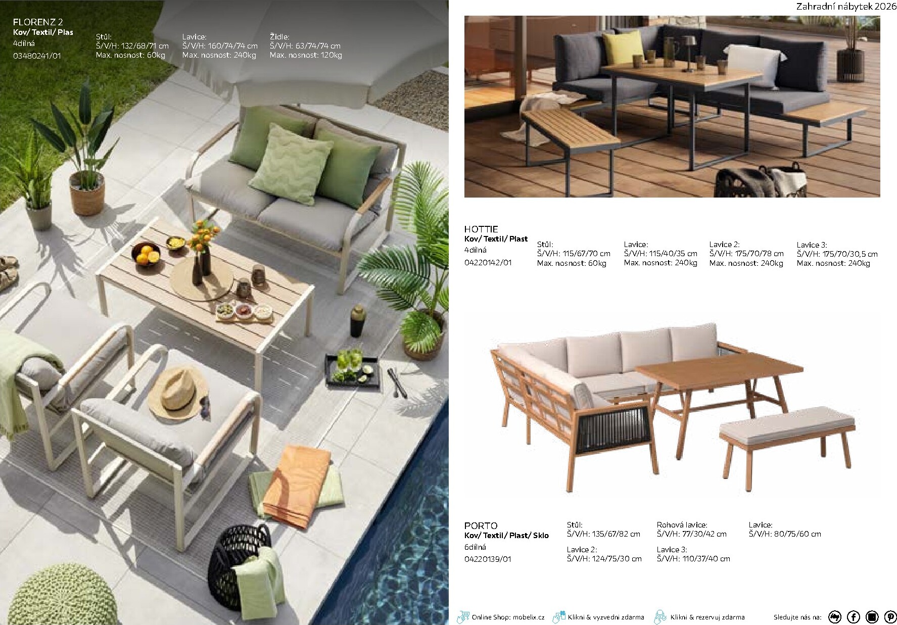 mobelix - Möbelix - Zahradní nábytek leták platný od čtvrtka 01.01.2026 do čtvrtka 31.12.2026 - page: 20