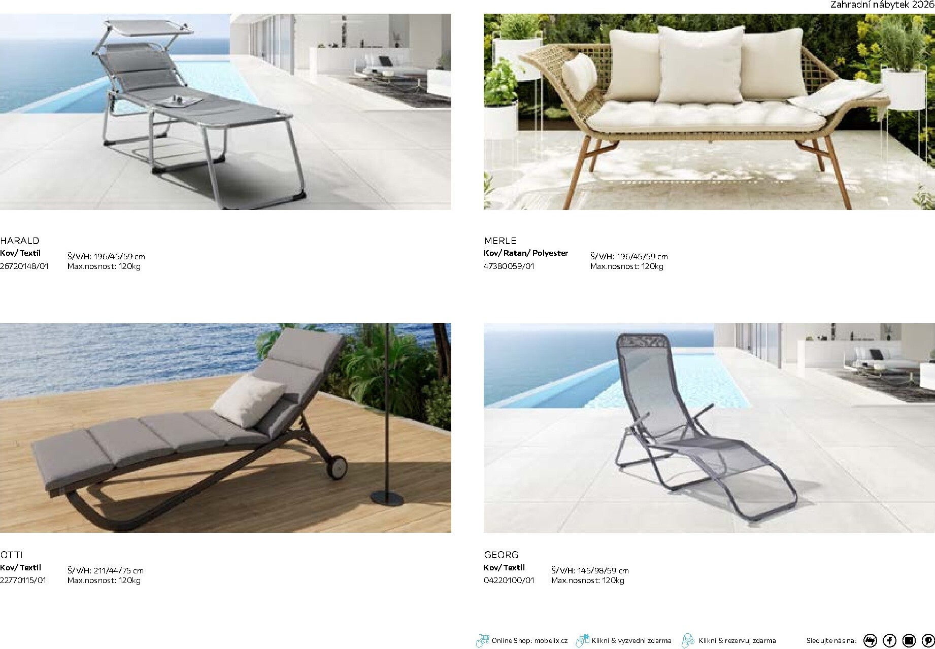 mobelix - Möbelix - Zahradní nábytek leták platný od čtvrtka 01.01.2026 do čtvrtka 31.12.2026 - page: 44