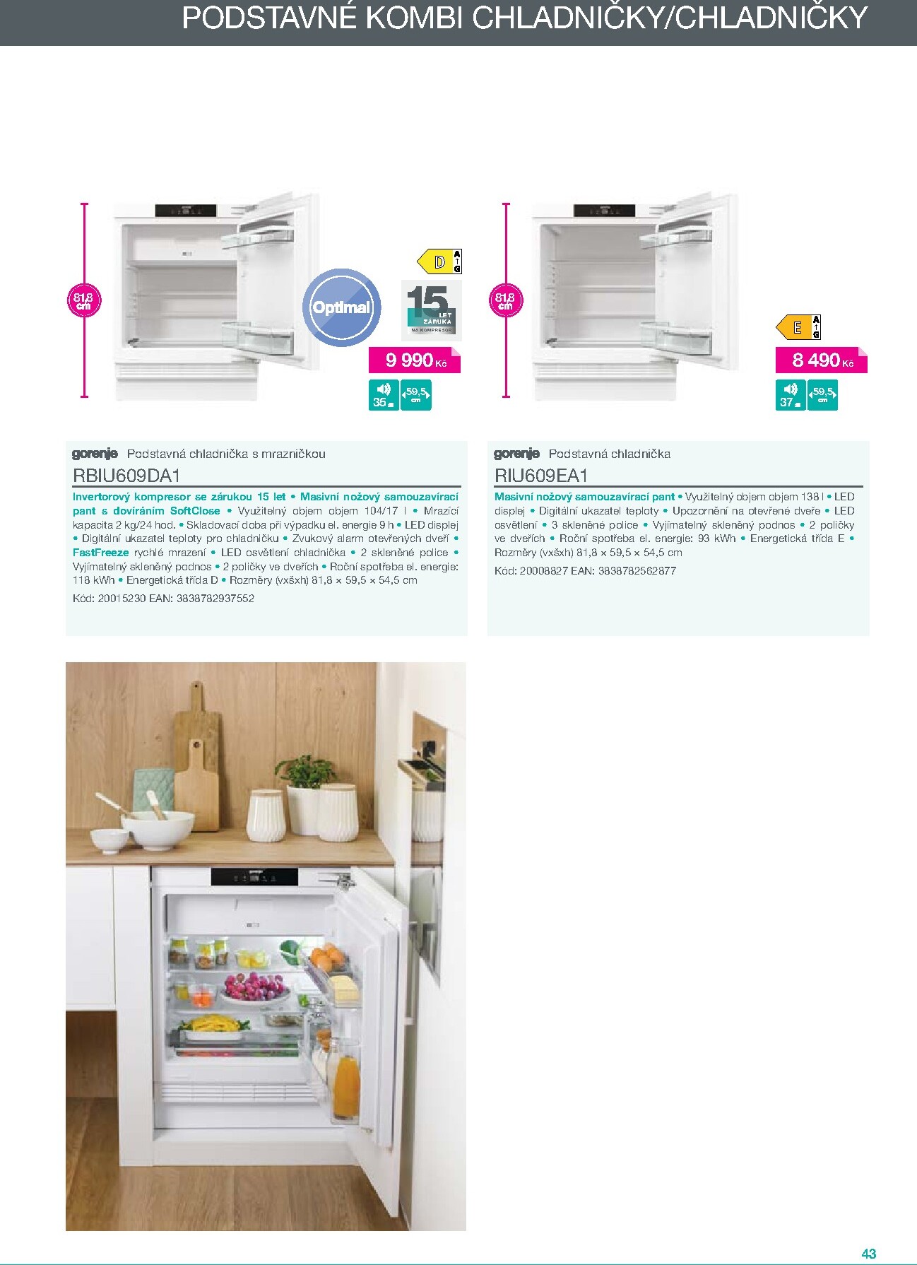 mobelix - Aktuální Möbelix - Gorenje leták platný od čtvrtka 01.01.2026 do čtvrtka 31.12.2026 - page: 43
