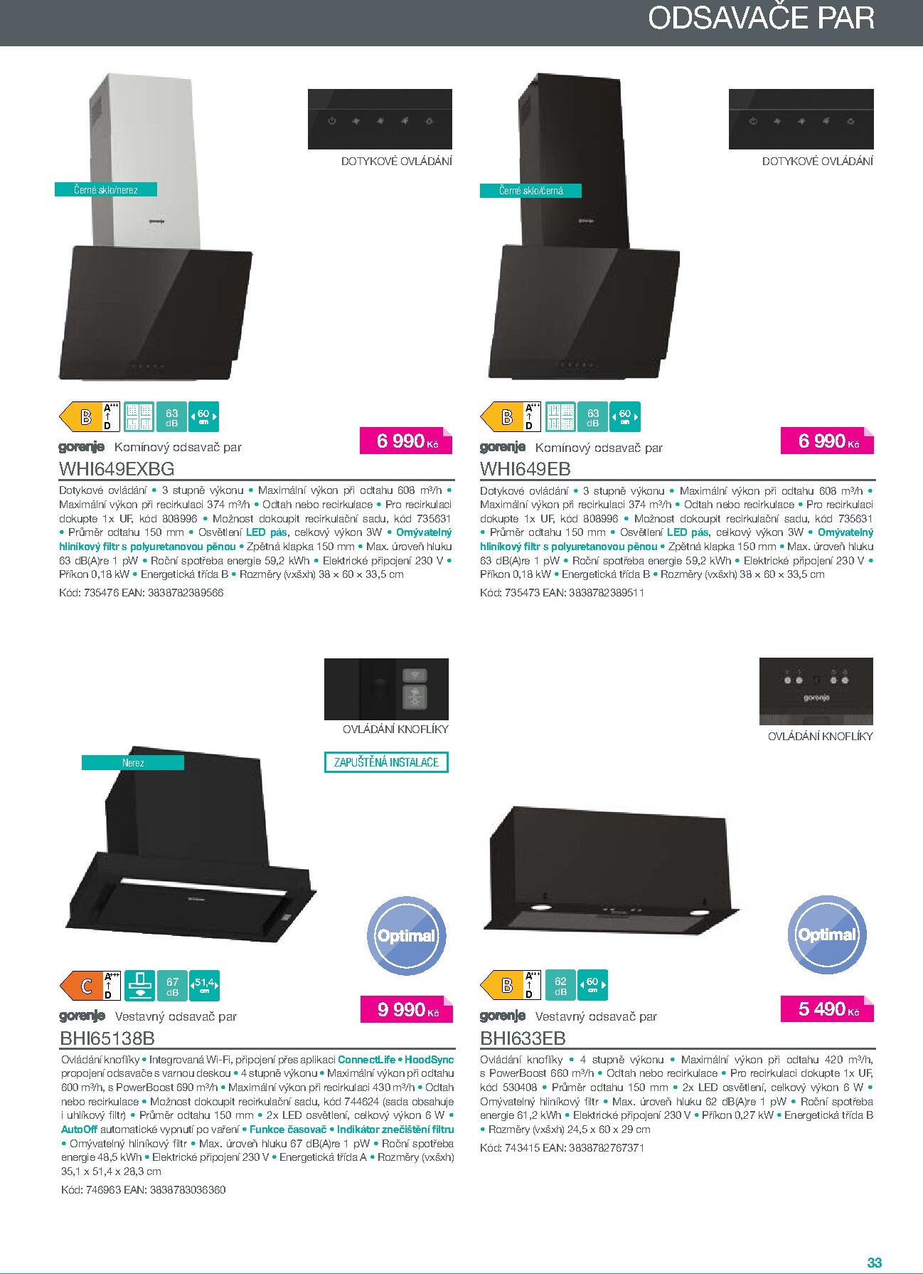 mobelix - Aktuální Möbelix - Gorenje leták platný od čtvrtka 01.01.2026 do čtvrtka 31.12.2026 - page: 33
