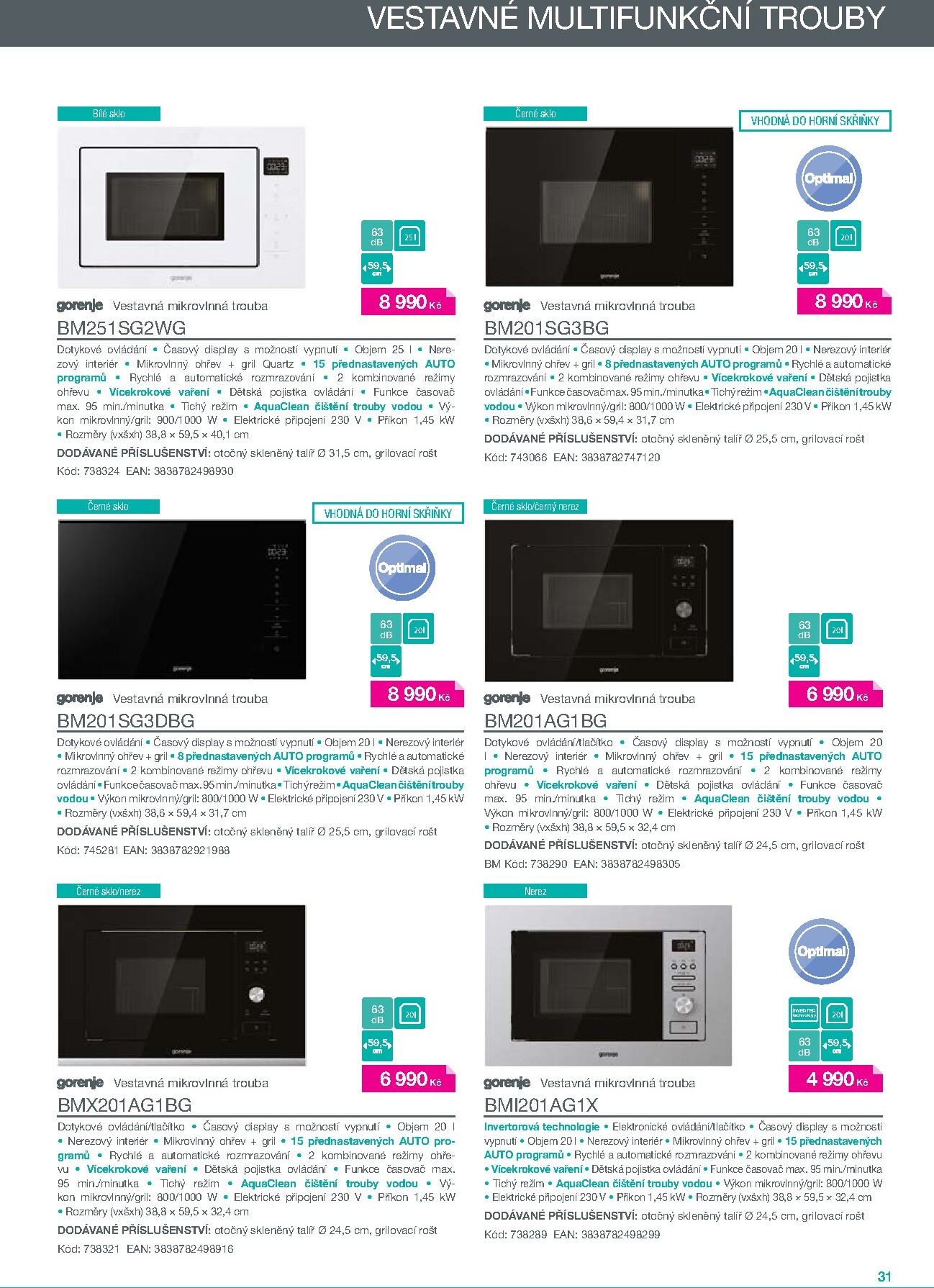 mobelix - Aktuální Möbelix - Gorenje leták platný od čtvrtka 01.01.2026 do čtvrtka 31.12.2026 - page: 31