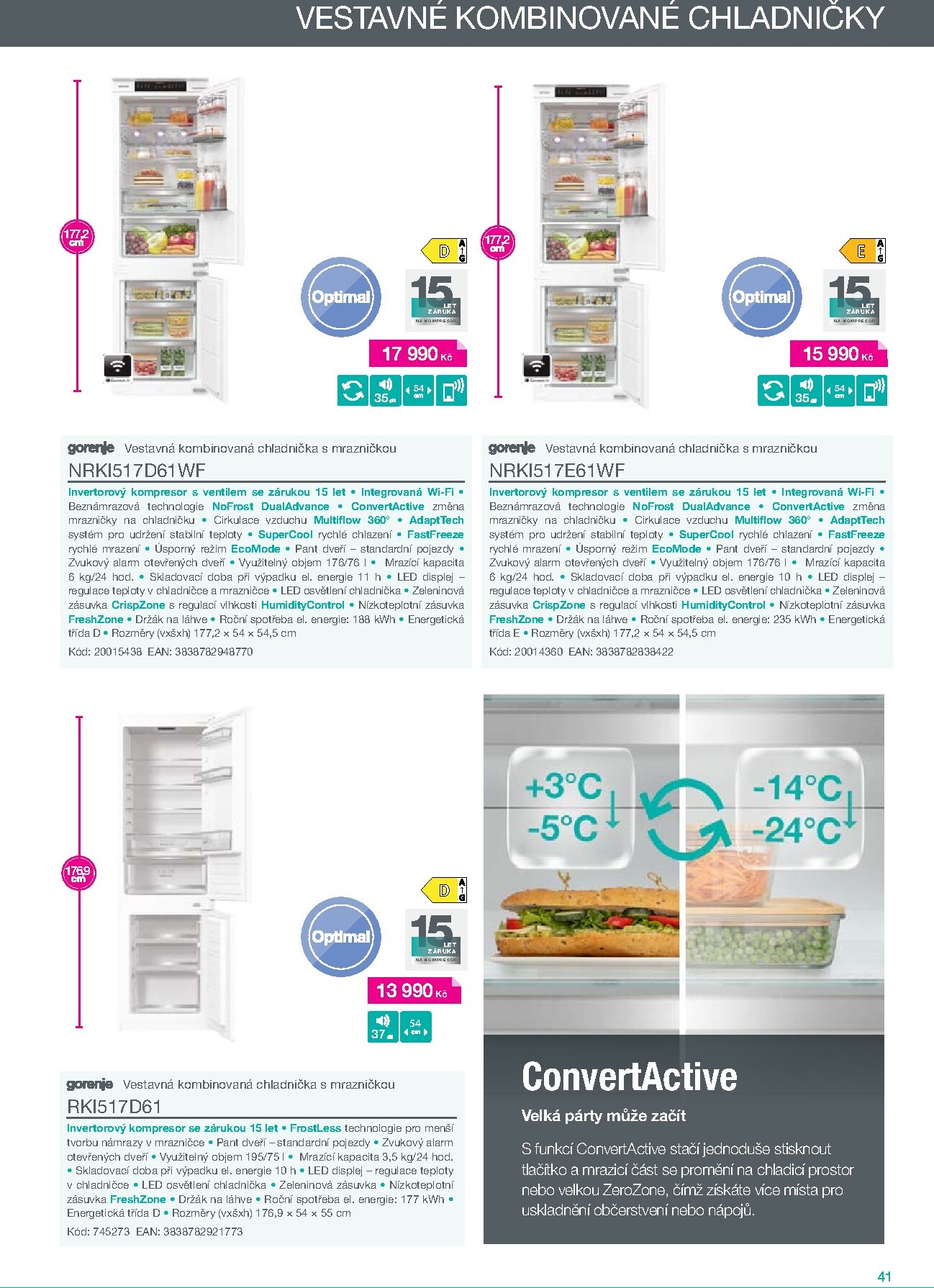 mobelix - Aktuální Möbelix - Gorenje leták platný od čtvrtka 01.01.2026 do čtvrtka 31.12.2026 - page: 41