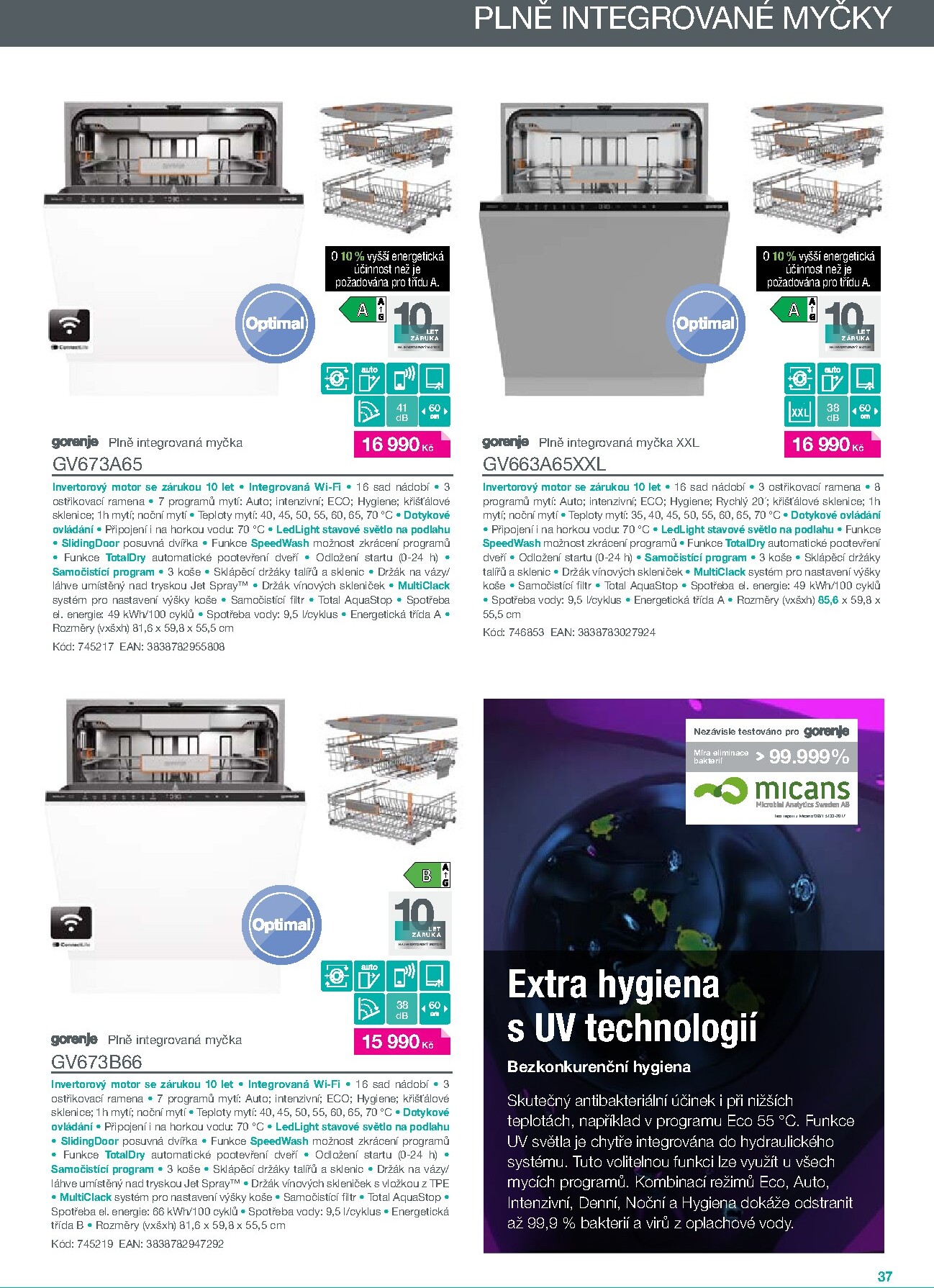 mobelix - Aktuální Möbelix - Gorenje leták platný od čtvrtka 01.01.2026 do čtvrtka 31.12.2026 - page: 37