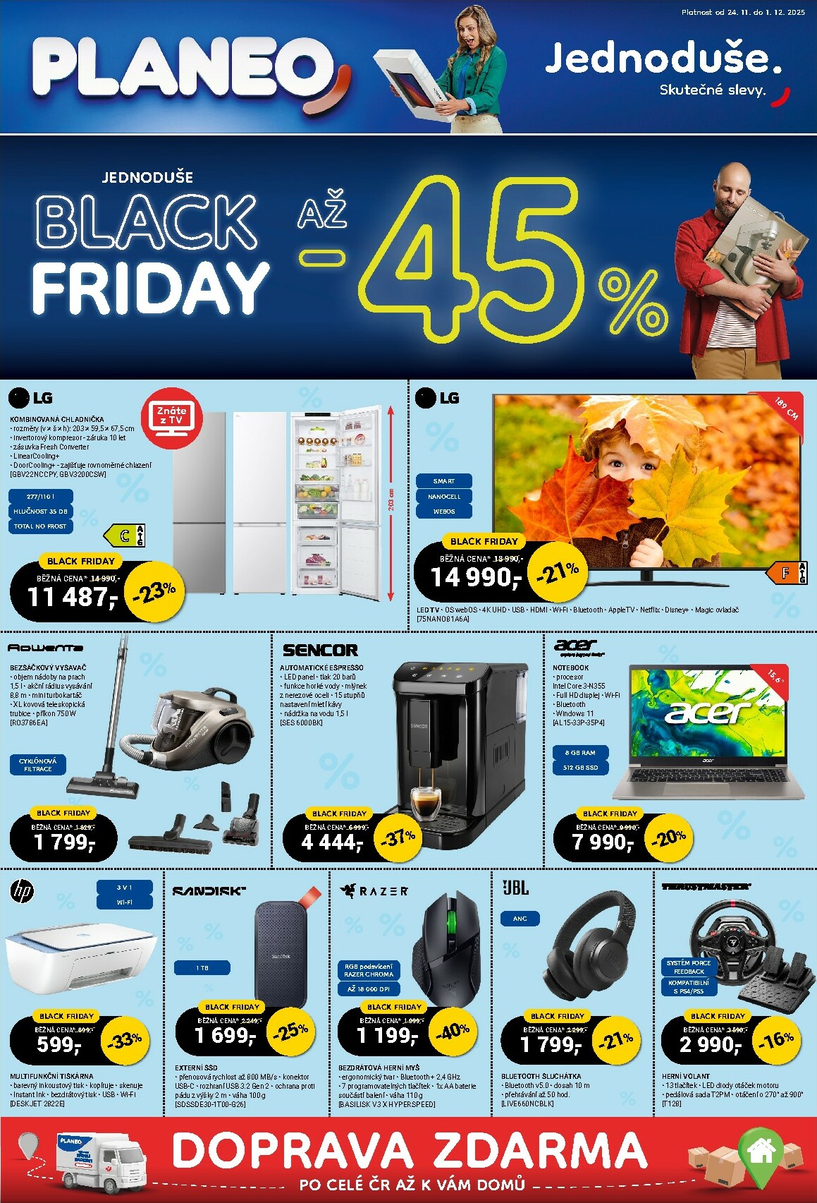 planeo-elektro - Aktuální leták Planeo od 24.11. do 01.12.