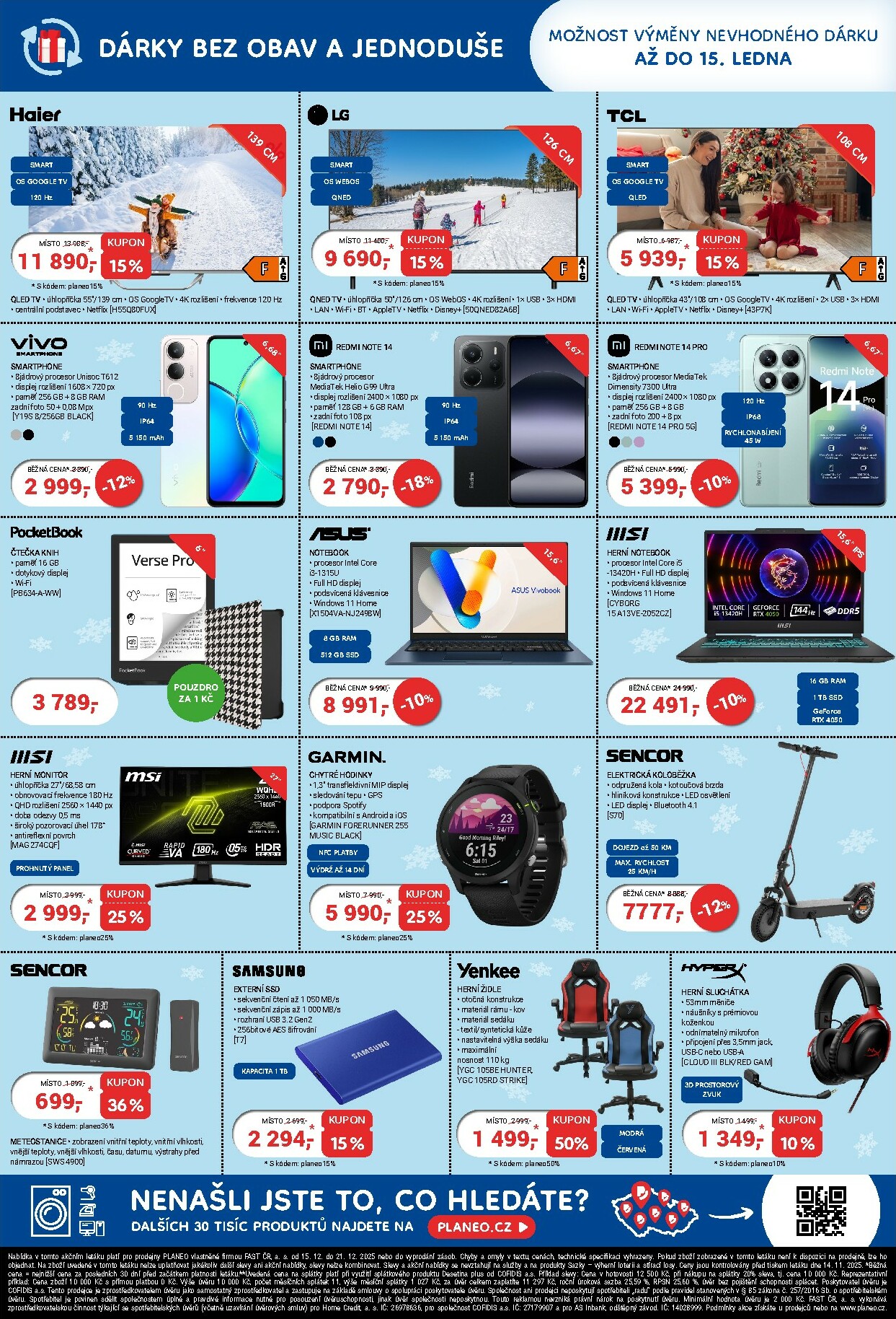 planeo-elektro - Aktuální leták Planeo - Dárky od 15.12. do 21.12. - page: 4