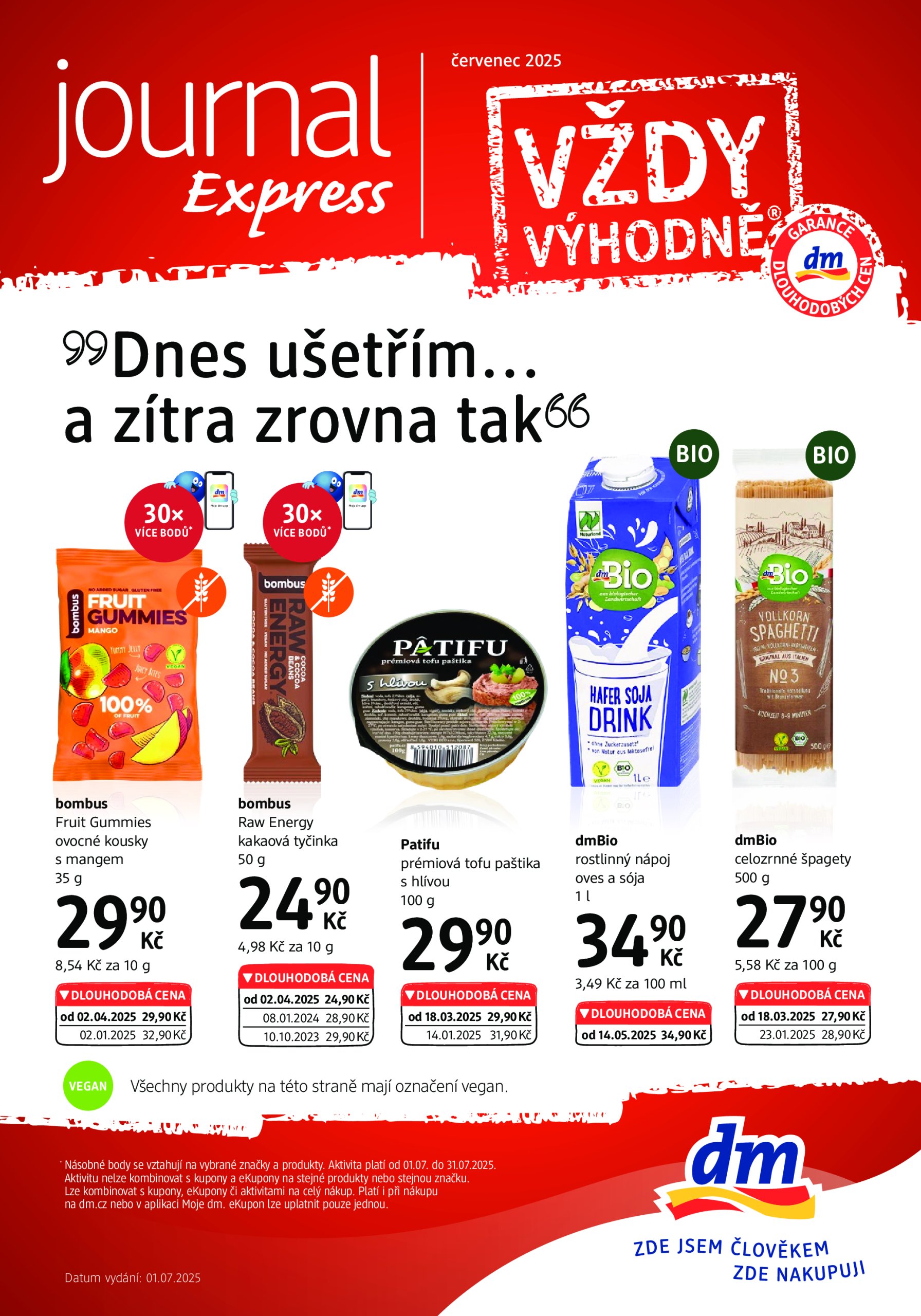 dm-drogerie - Leták dm drogerie - Journal express od 01.07. do 31.07.