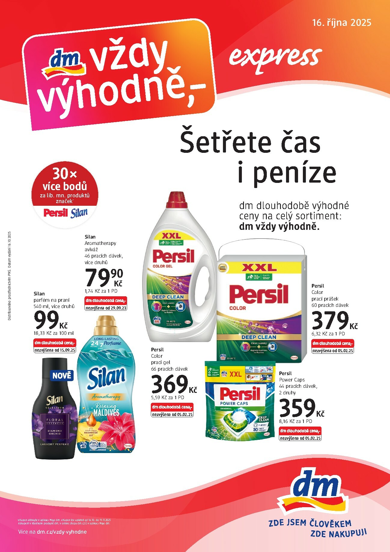 dm-drogerie - Aktuální leták dm drogerie - express od 16.10. do 31.10.