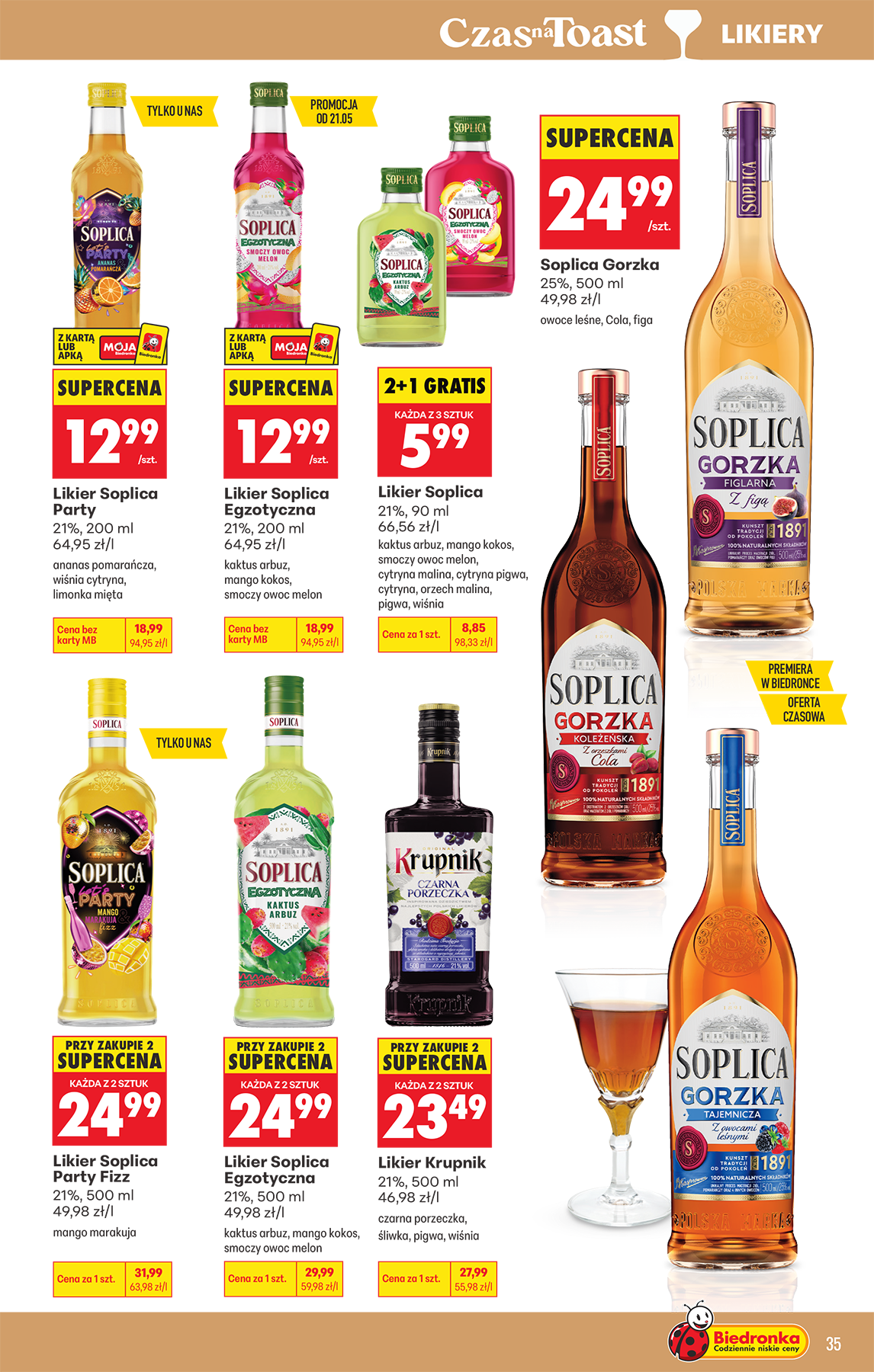 biedronka - Aktuální Biedronka - Alkohol leták platný od pondělí 18.05.2026 do soboty 30.05.2026 - page: 35
