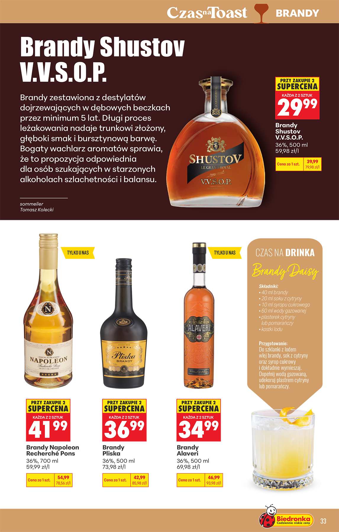 biedronka - Aktuální Biedronka - Alkohol leták platný od pondělí 18.05.2026 do soboty 30.05.2026 - page: 33