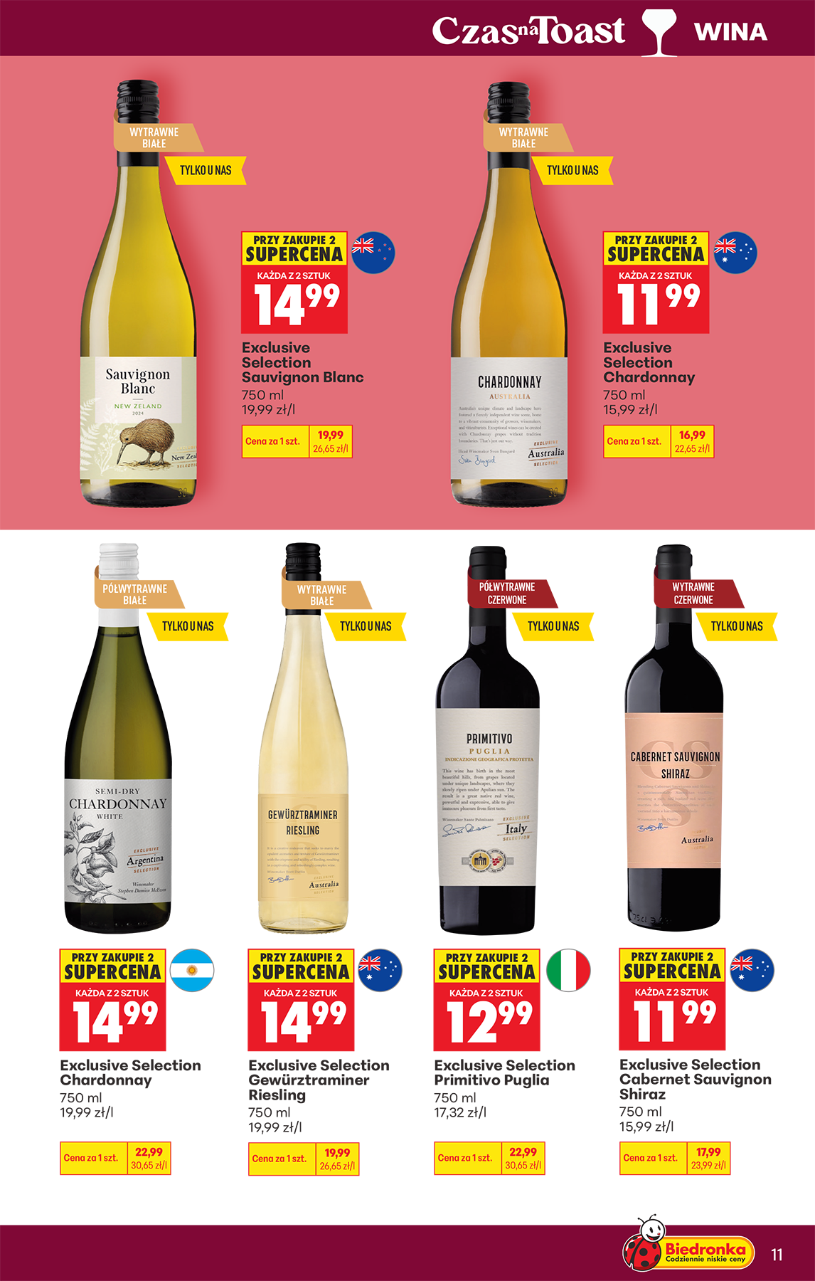 biedronka - Aktuální Biedronka - Alkohol leták platný od pondělí 18.05.2026 do soboty 30.05.2026 - page: 11