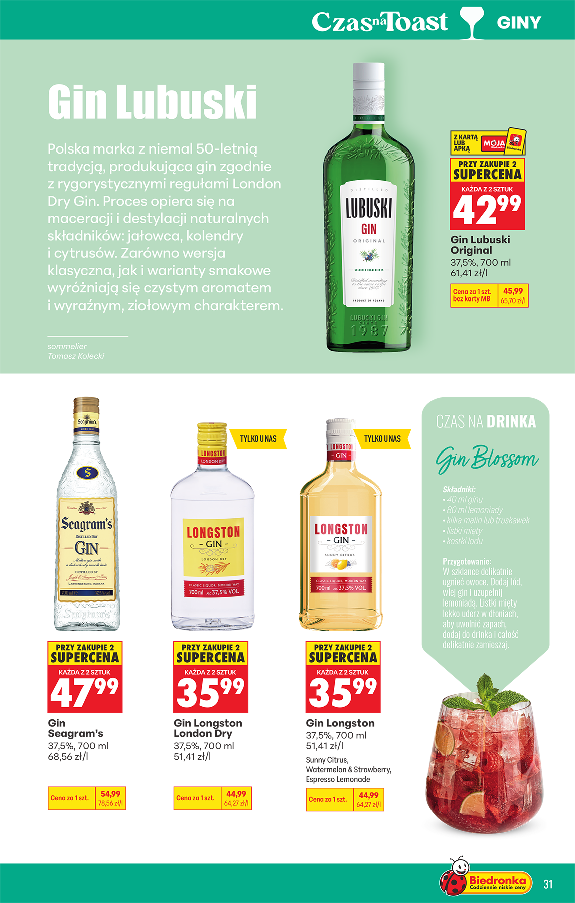 biedronka - Aktuální Biedronka - Alkohol leták platný od pondělí 18.05.2026 do soboty 30.05.2026 - page: 31