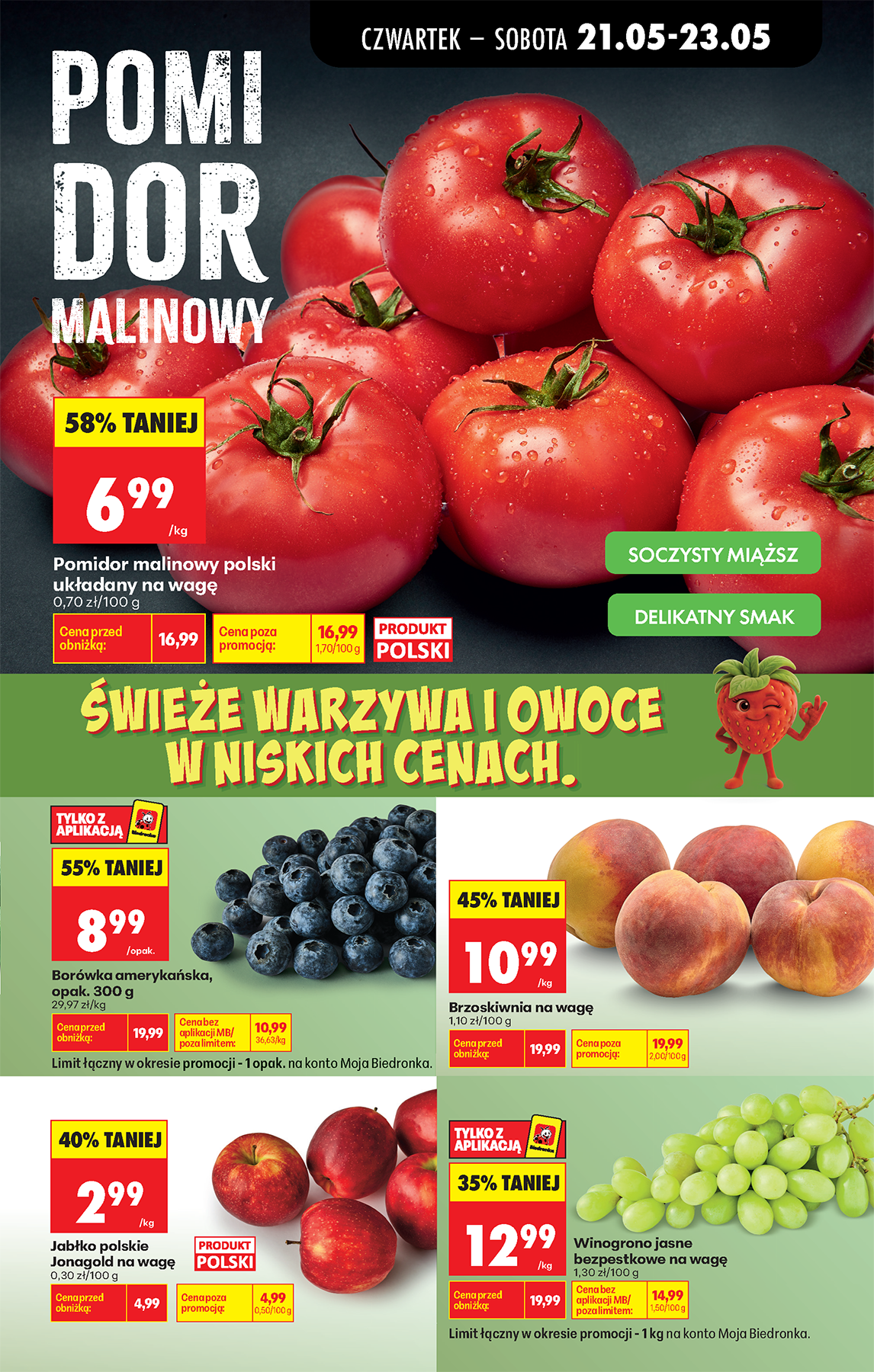 biedronka - Aktuální Biedronka leták platný od čtvrtka 21.05.2026 do středy 27.05.2026 - page: 21