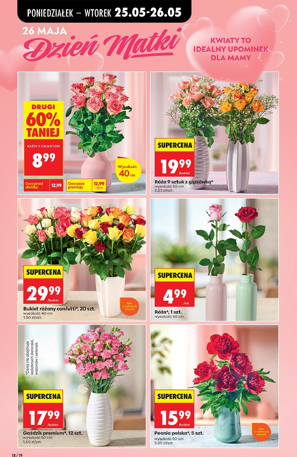 biedronka - Aktuální Biedronka - Kwiaty na dzień matki leták platný od pondělí 25.05.2026 do úterý 26.05.2026 - page: 3
