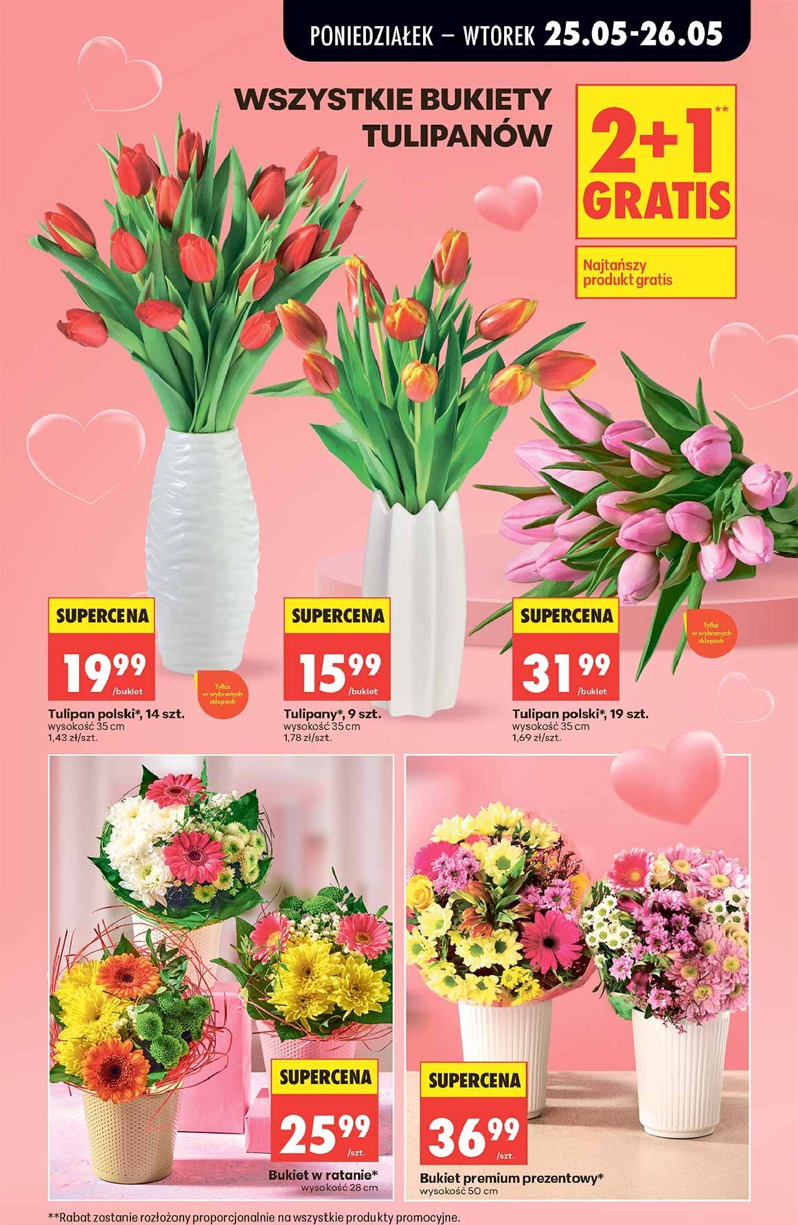 biedronka - Aktuální Biedronka - Kwiaty na dzień matki leták platný od pondělí 25.05.2026 do úterý 26.05.2026 - page: 1