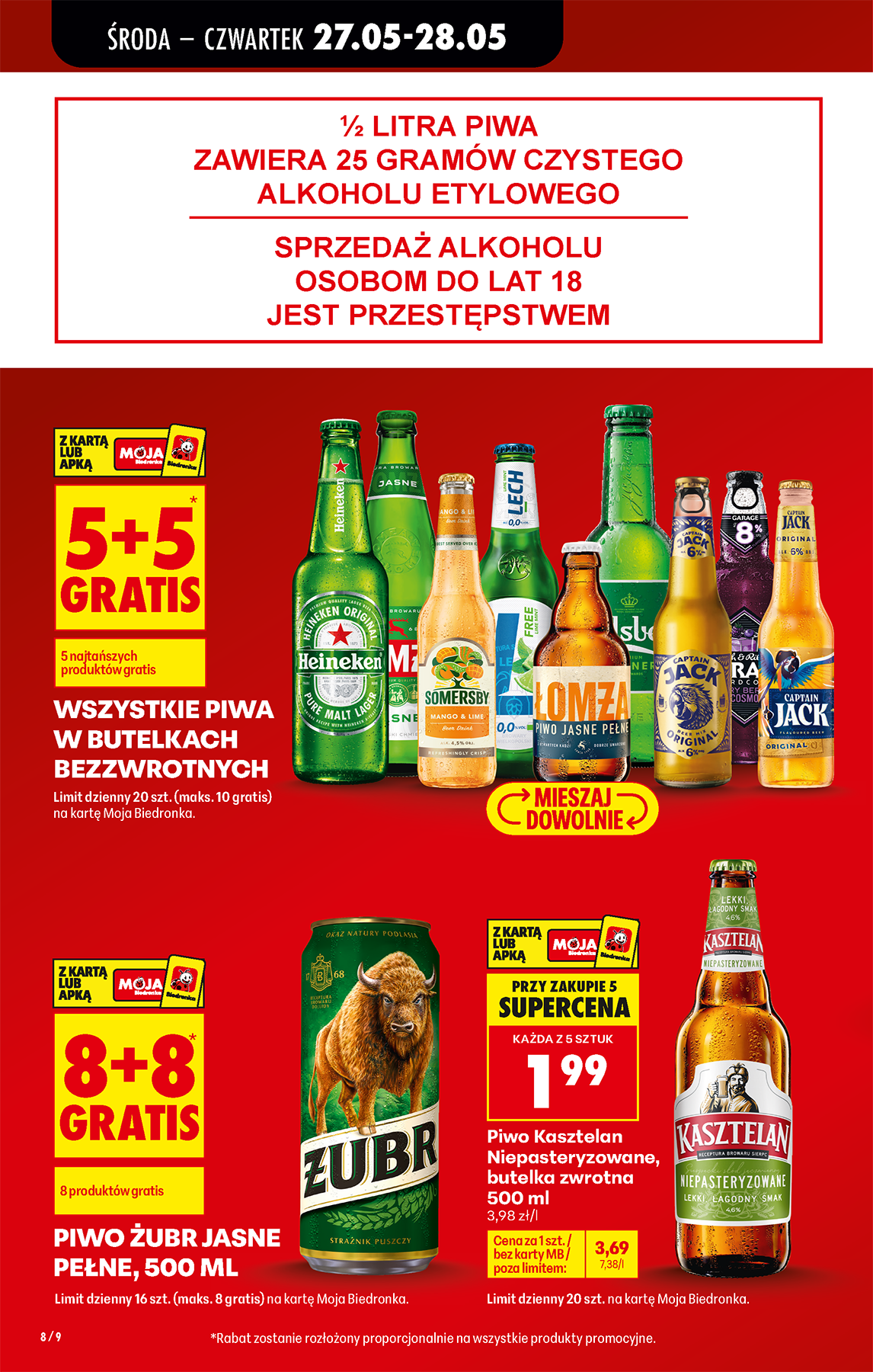 biedronka - Aktuální Biedronka - Codziennie niskie ceny P - oferta od 27.05 - Gazetka - Biedronka.pl leták platný od středy 27.05.2026 do soboty 30.05.2026 - page: 10